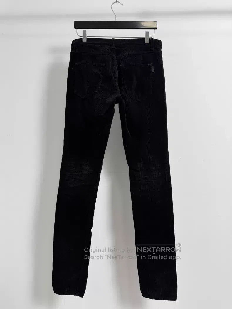 Saint Laurent Paris Saint Laurent Paris Black Corduroy Cat Whisker Washed Deni Size US 28 / EU 44 - 2 Thumbnail