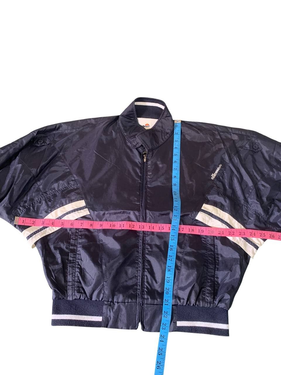 Ellesse Vintage Windbreaker Ellesse Navy Blue Short 80s Style Size US L / EU 52-54 / 3 - 4 Thumbnail