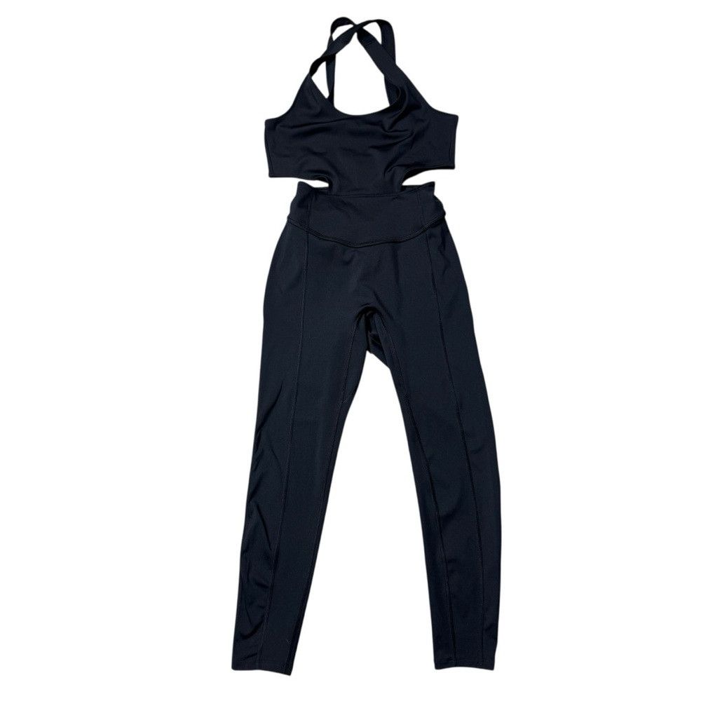 Free People NWT New Free People Movement Back It Up Black Jumpsuit Size Size 26" / US 2 / IT 38 - 2 Thumbnail