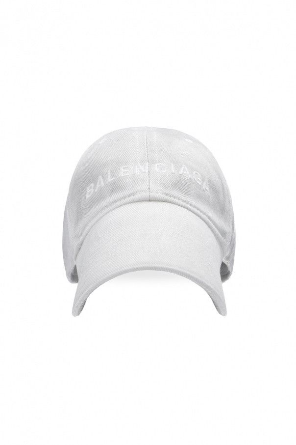 Balenciaga o1in1g1024 Size : S / Logo Front Cap in Light Grey Size ONE SIZE - 1 Thumbnail