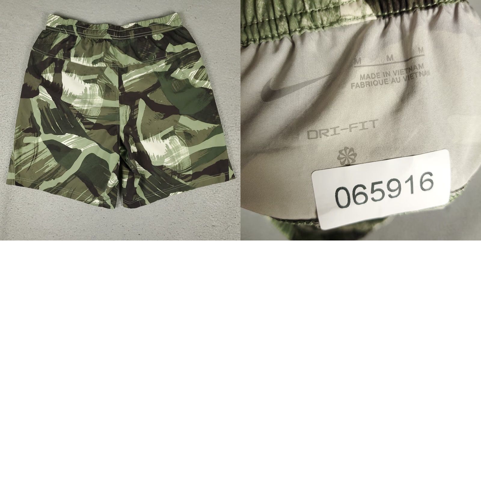 Nike Nike Shorts Mens Medium Green Camouflage Dri FitActive Athletic Training Size US 31 - 8 Thumbnail
