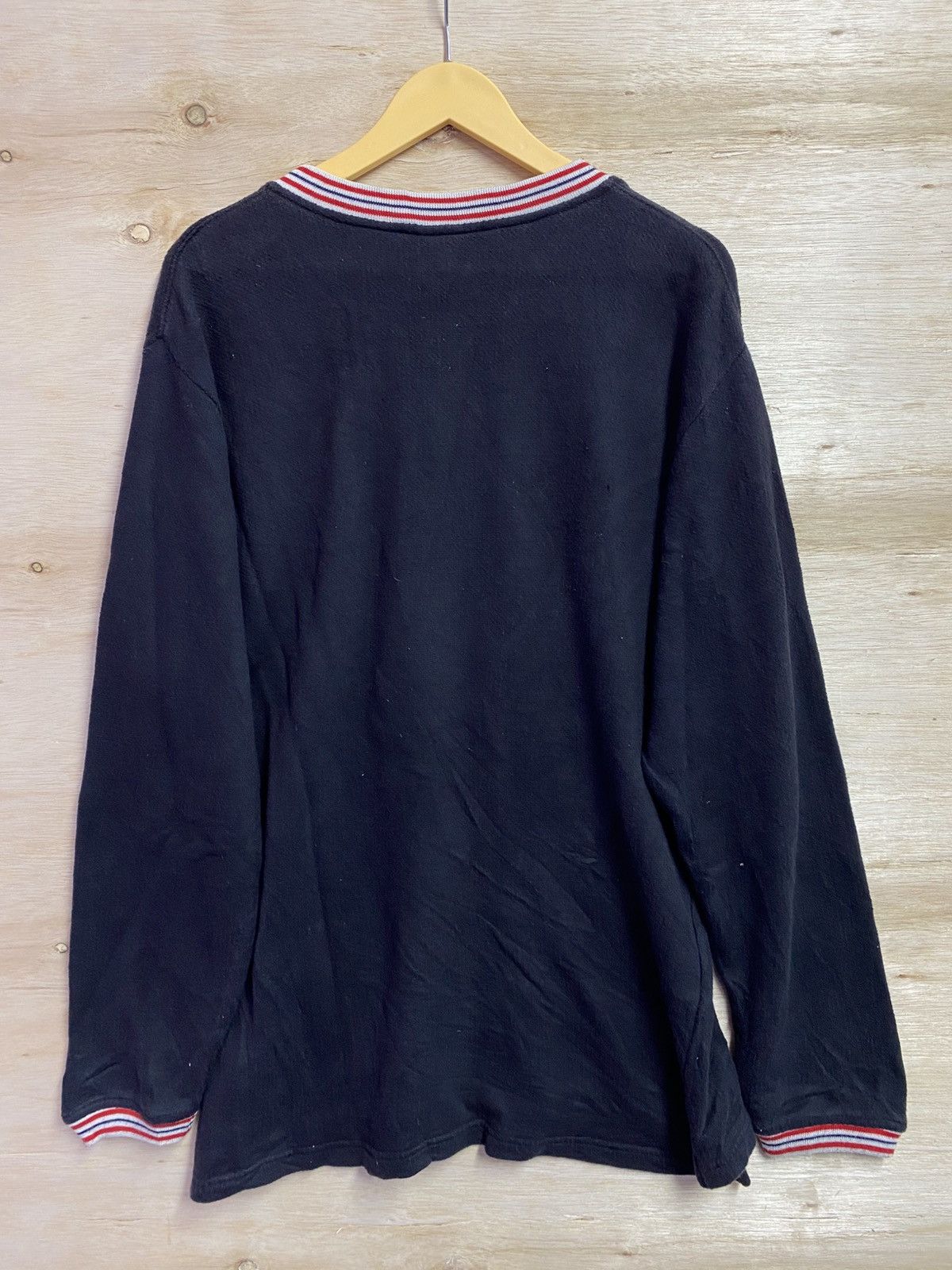 Vision Streetwear black Vision Street Wear v-neck long sleeve sweatshirt. Size US XL / EU 56 / 4 - 9 Thumbnail