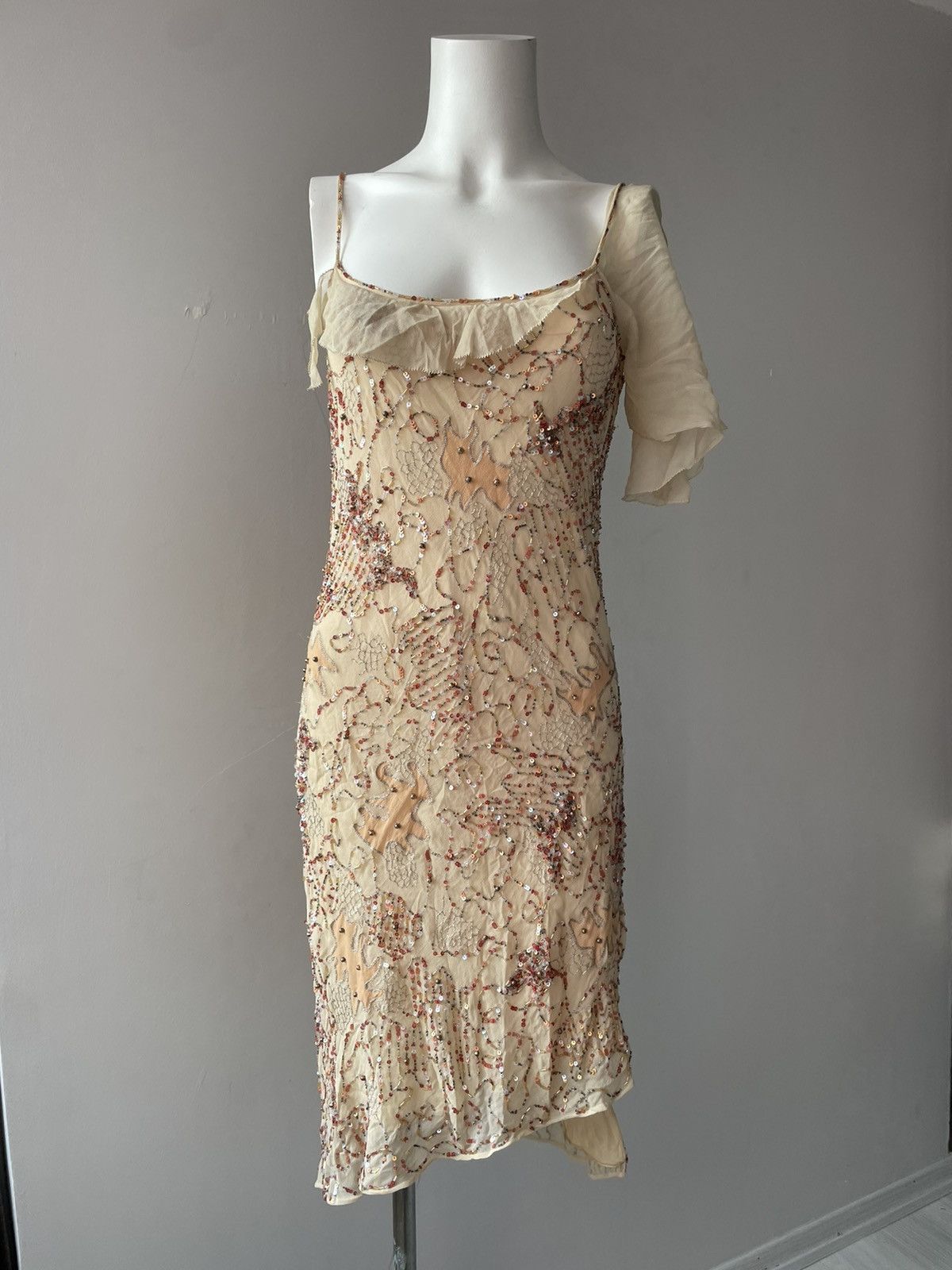 Vintage y2k silk dress Size L / US 10 / IT 46 - 6 Thumbnail