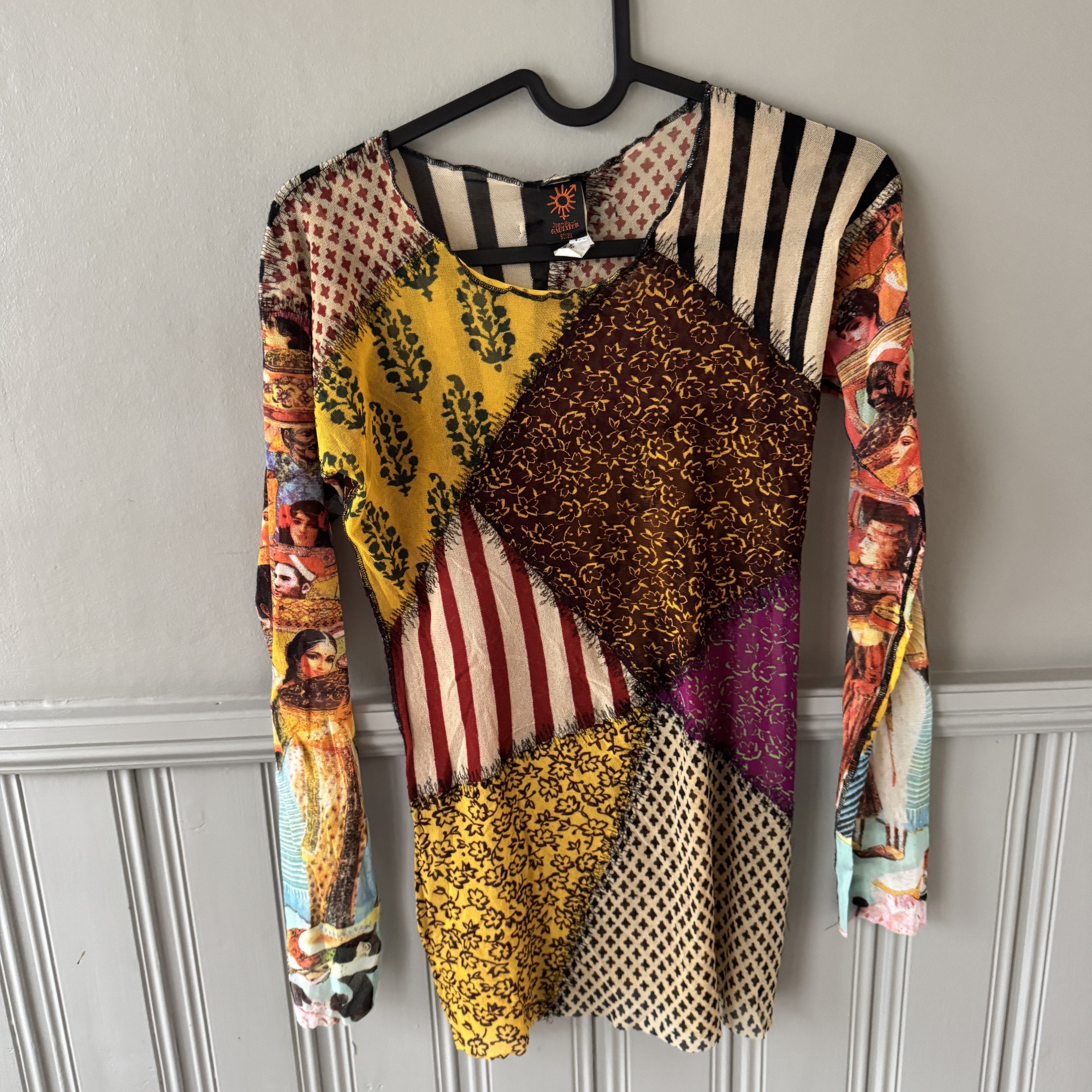 Jean Paul Gaultier Jean Paul Gaultier Soleil Vintage Mesh Top Size L / US 10 / IT 46 - 1 Thumbnail
