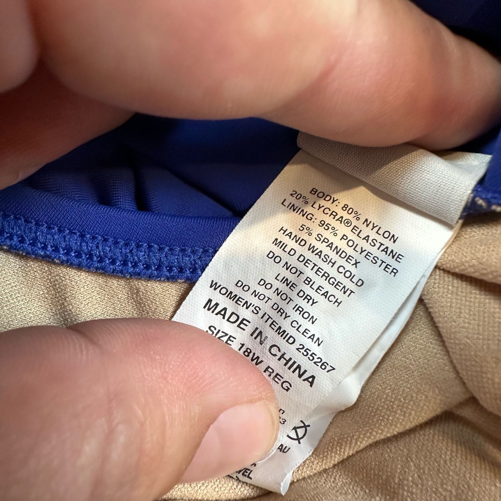 L.L. Bean LL Bean Blue Swim Skirt Swimskirt Skirted Bottoms 18 18W Size 40" / US 18 - 7 Thumbnail