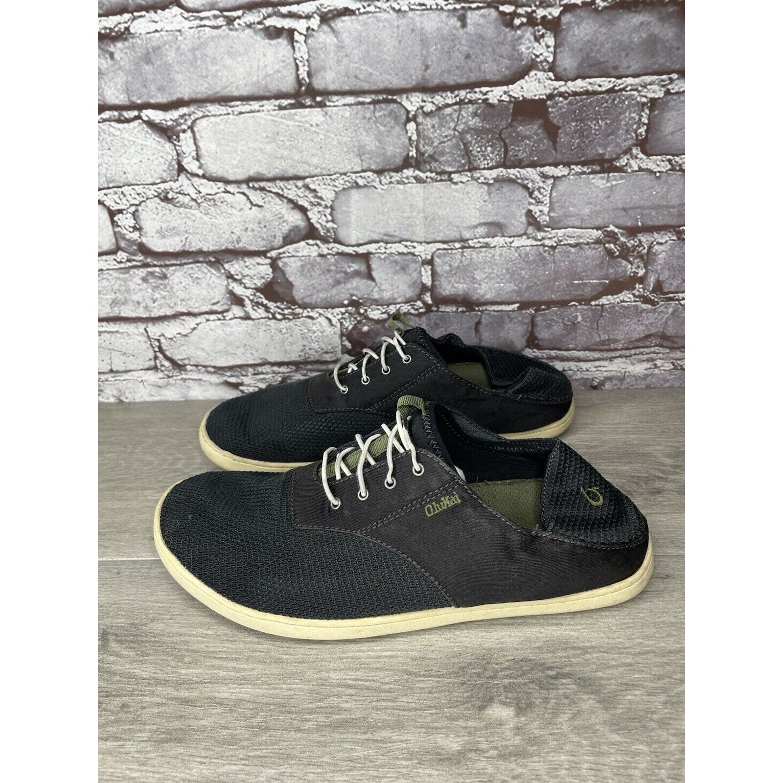 Olukai Olukai Nohea Moku Blue Grey Mesh Textile Casual Loafers Shoe Size US 10 / IT 40 - 16 Thumbnail