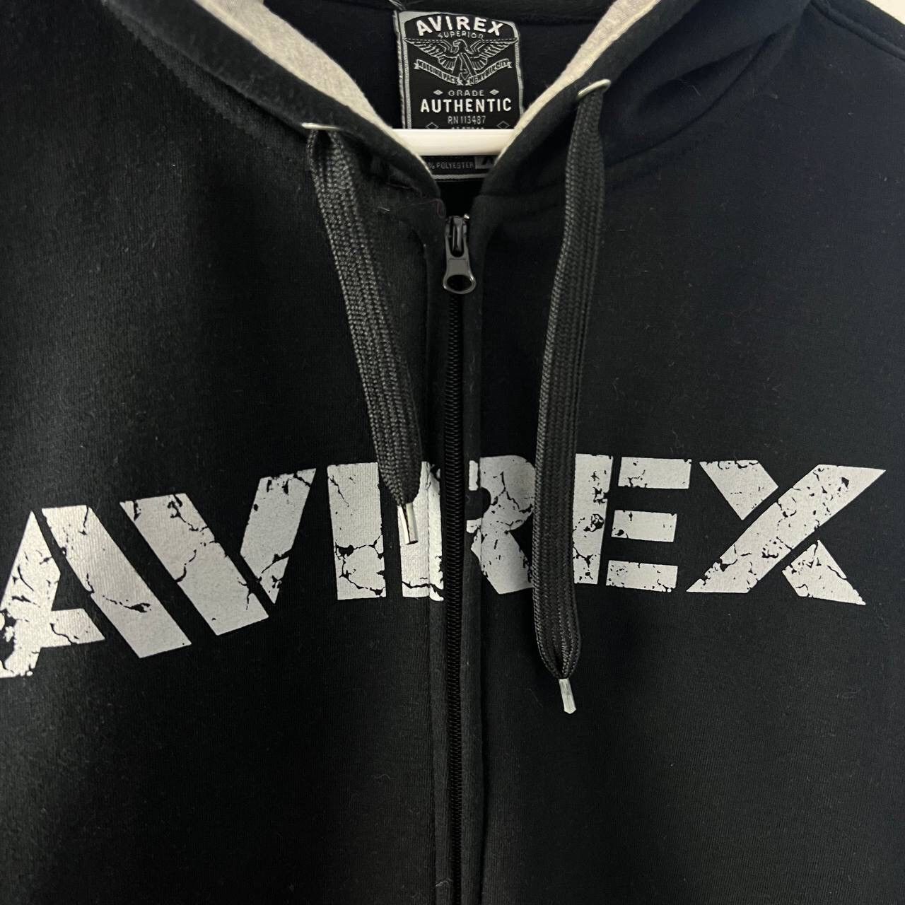 Avirex Avirex Vintage Zip Hoodie Boxy Fit 90s Big Logo Size US XL / EU 56 / 4 - 3 Thumbnail