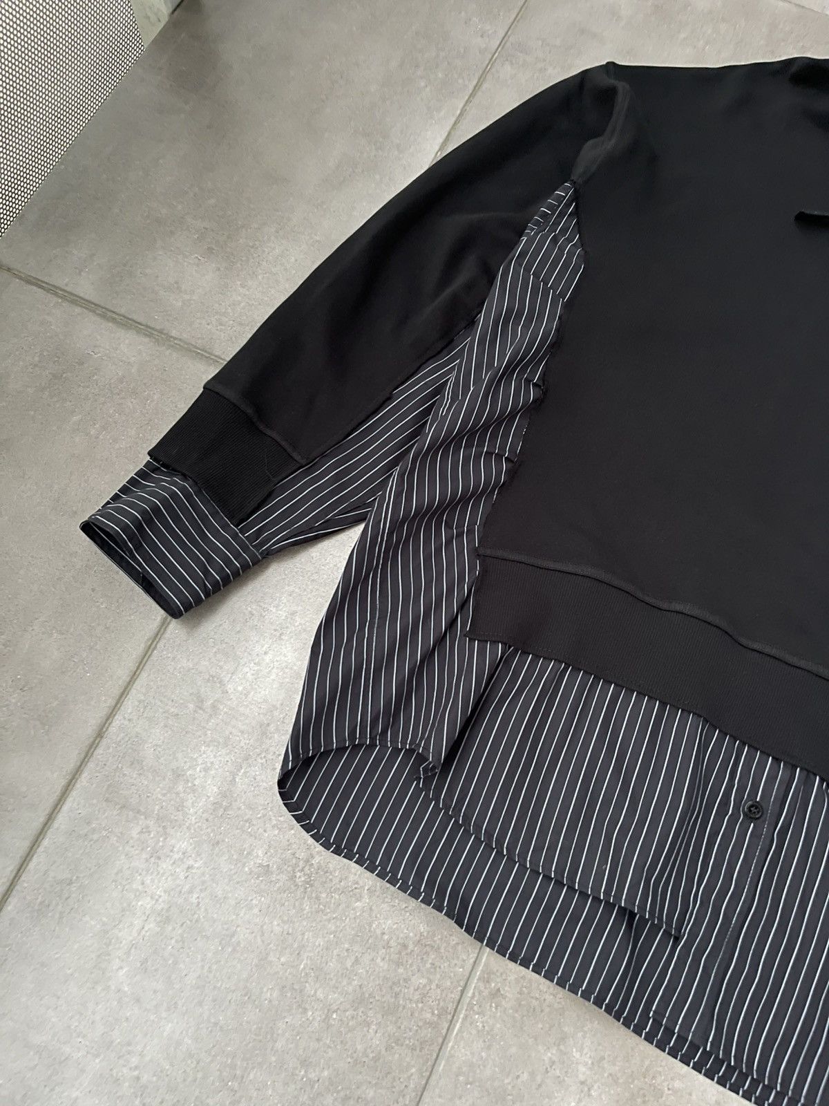 Versace !DS! SS23 Versace Stripped Paneled Reworked Sweatshirt Size US M / EU 48-50 / 2 - 12 Thumbnail
