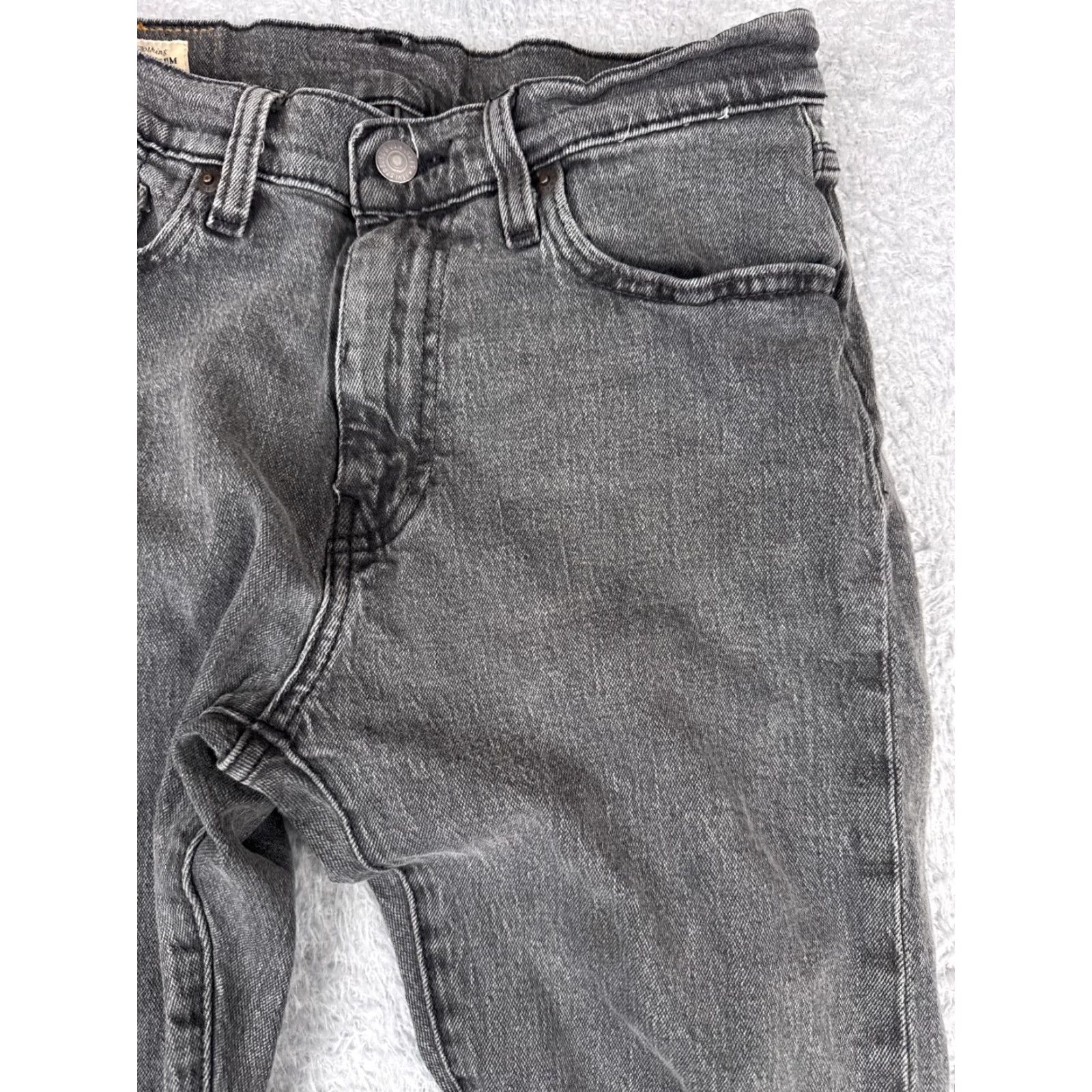 Levi's Levi's Premium Jeans Black Denim 30x29 Cotton 512 Big E Adult Size US 30 / EU 46 - 5 Thumbnail
