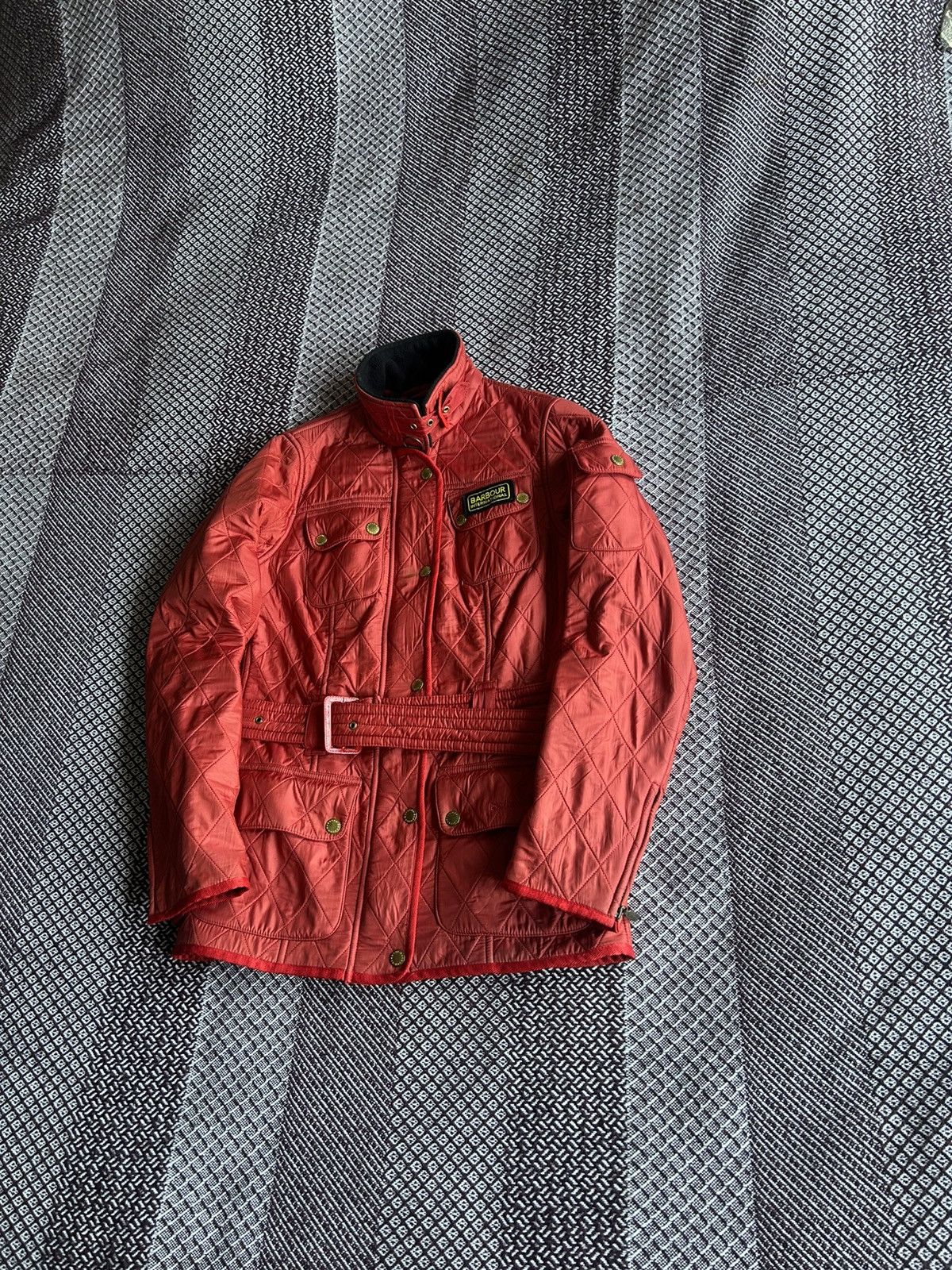 Barbour × Vintage Barbour International PolarQuilt Bomber Jacket Size UK6 Size XS / US 0-2 / IT 36-38 - 2 Thumbnail