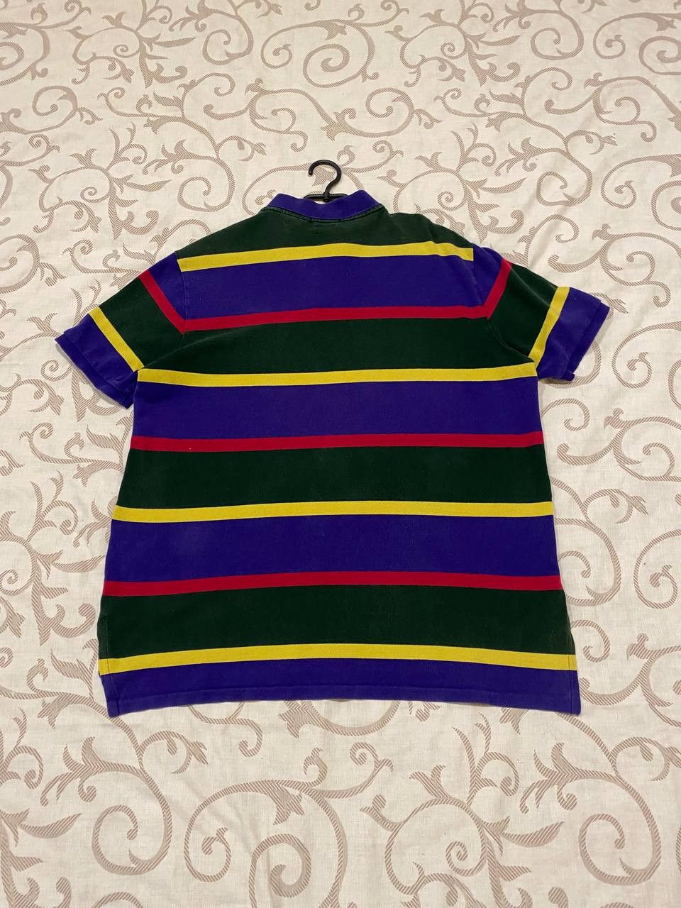 Polo Ralph Lauren Polo Ralph Lauren Multicolor Striped Crest Polo Shirt Size US XXL / EU 58 / 5 - 8 Thumbnail