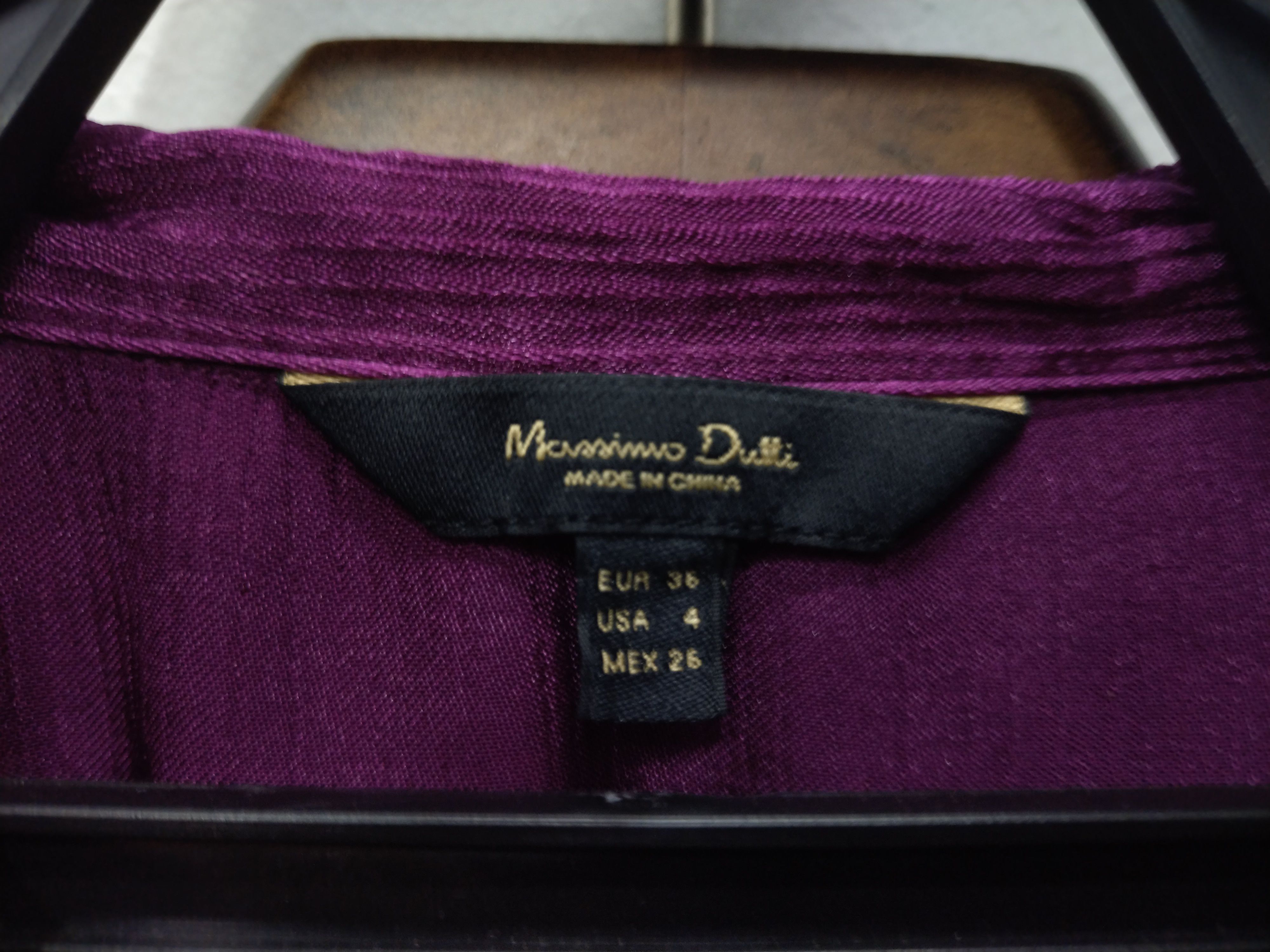 Designer × Massimo Dutti Nice design Mossimo Dutti Viscose Rayon Shirt Size S / US 4 / IT 40 - 4 Thumbnail