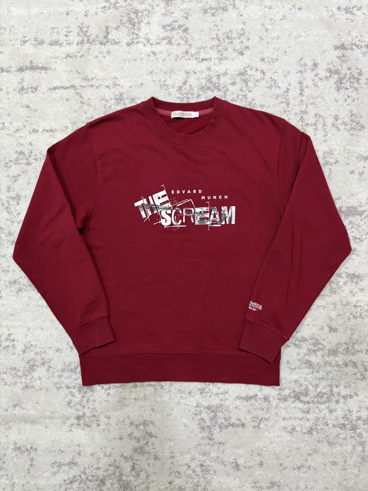 Vintage The Scream Edvard Munch Plumeria Museum Collection Art Sweat Size US S / EU 44-46 / 1 - 3 Thumbnail