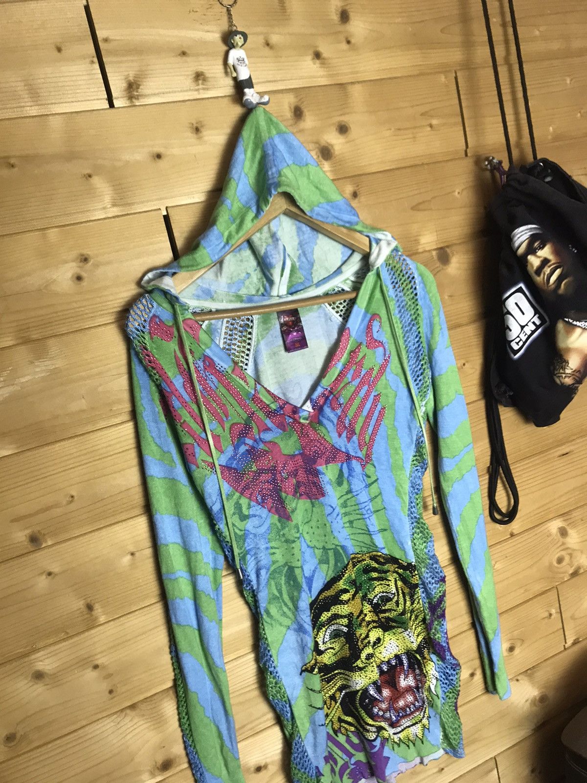 Ed Hardy Ed Hardy crazy knit stretch dress sweater Size M / US 6-8 / IT 42-44 - 3 Thumbnail