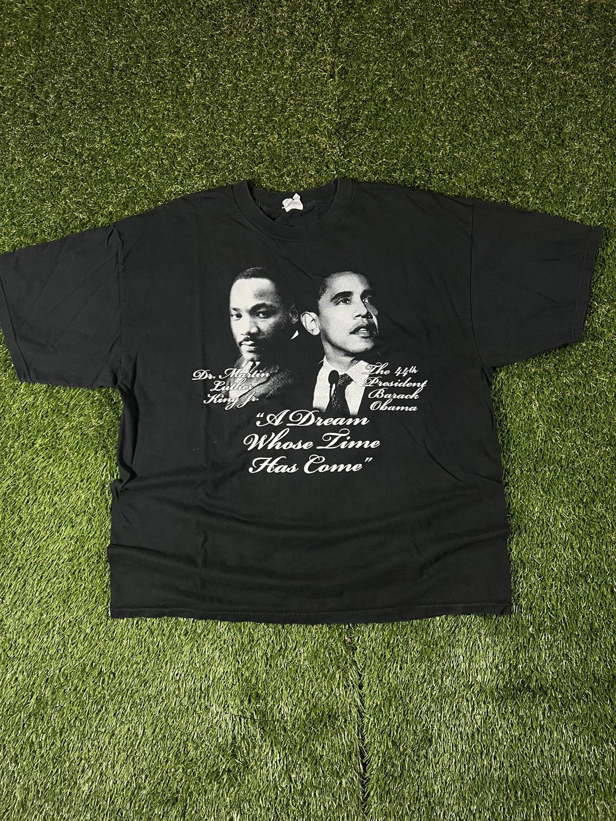 President's × Vintage Vintage Y2K Barack Obama x MLK Black History Tee Size US XXL / EU 58 / 5 - 1 Thumbnail