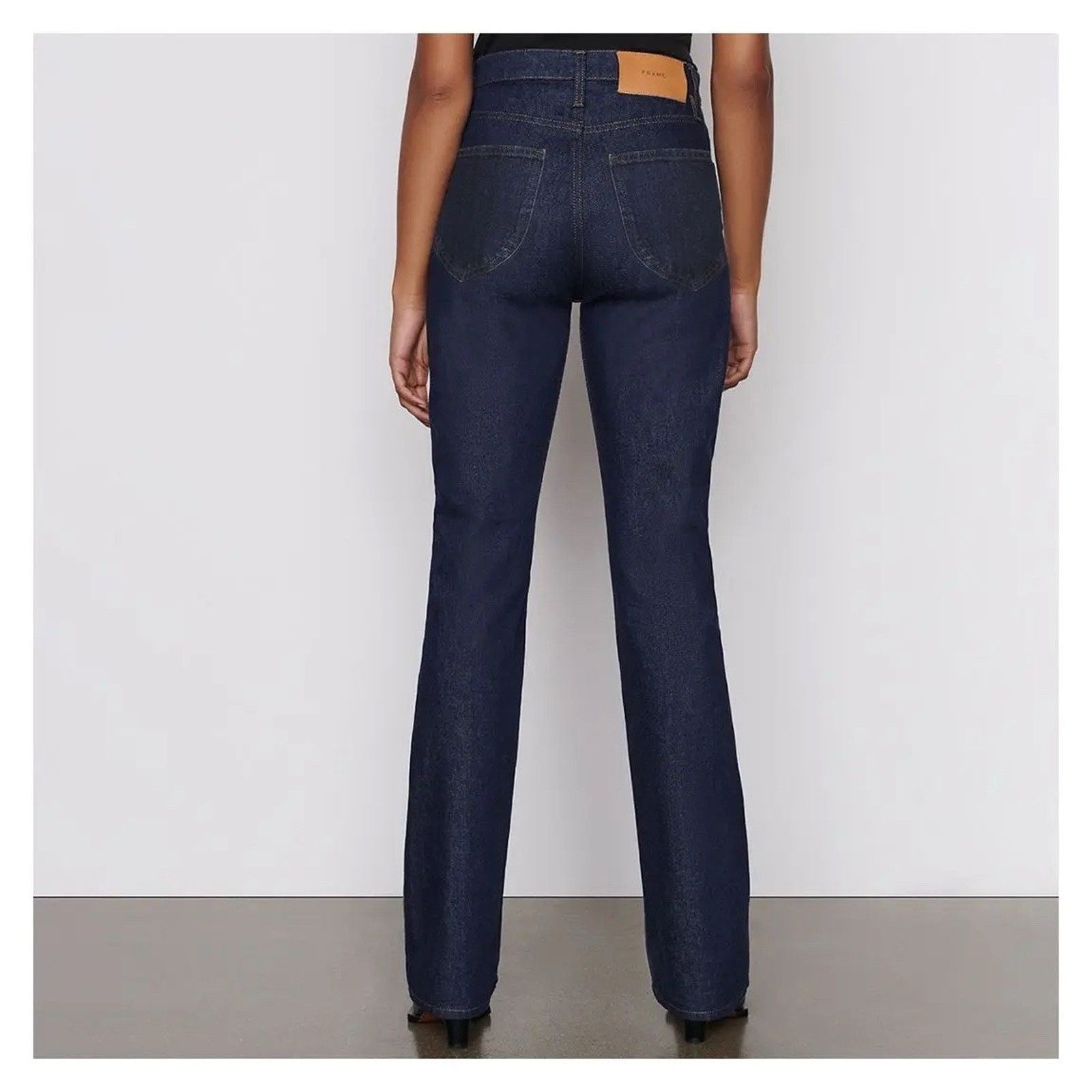 Frame NWT Frame Le Italien Flare Rigid Denim 30 Dark Rinse Size 30" / US 8 / IT 44 - 2 Thumbnail