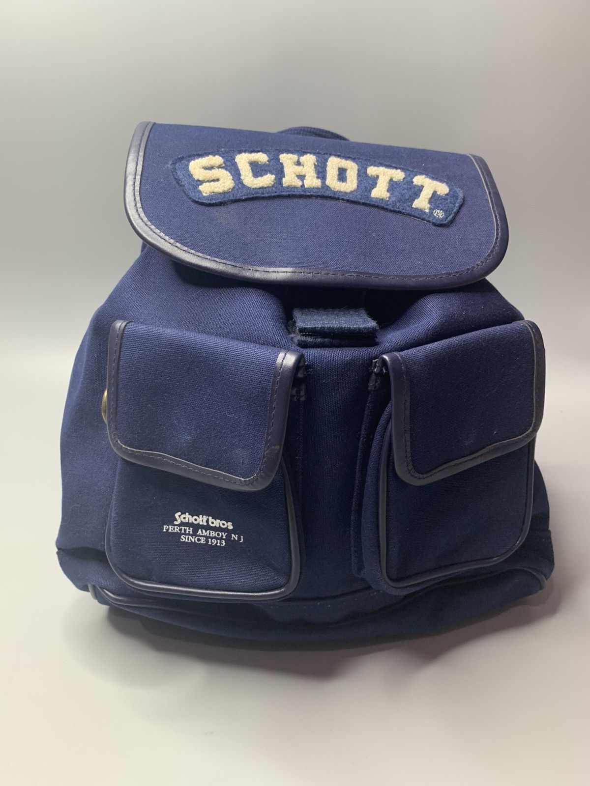 Schott Vintage Canvass Backpack