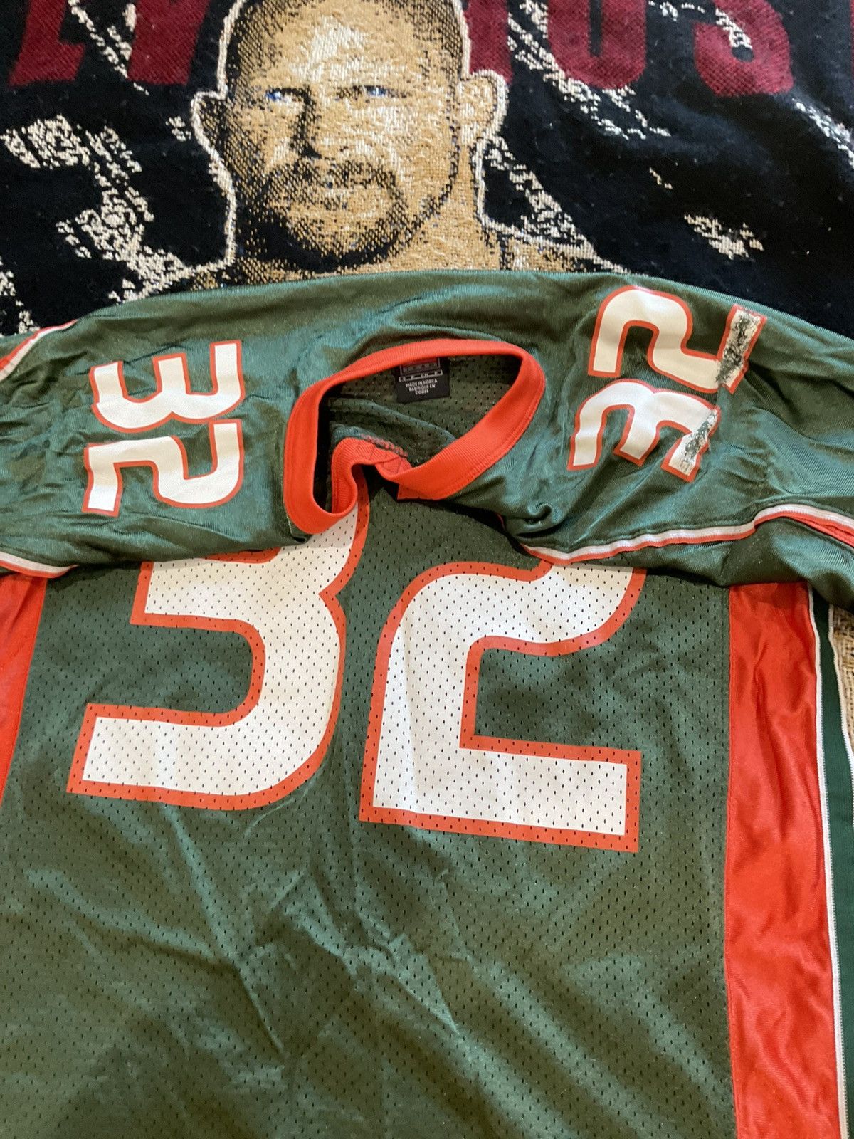 Nike Vintage Nike red tag ncaa Miami hurricanes jersey frank gore Size US S / EU 44-46 / 1 - 4 Thumbnail