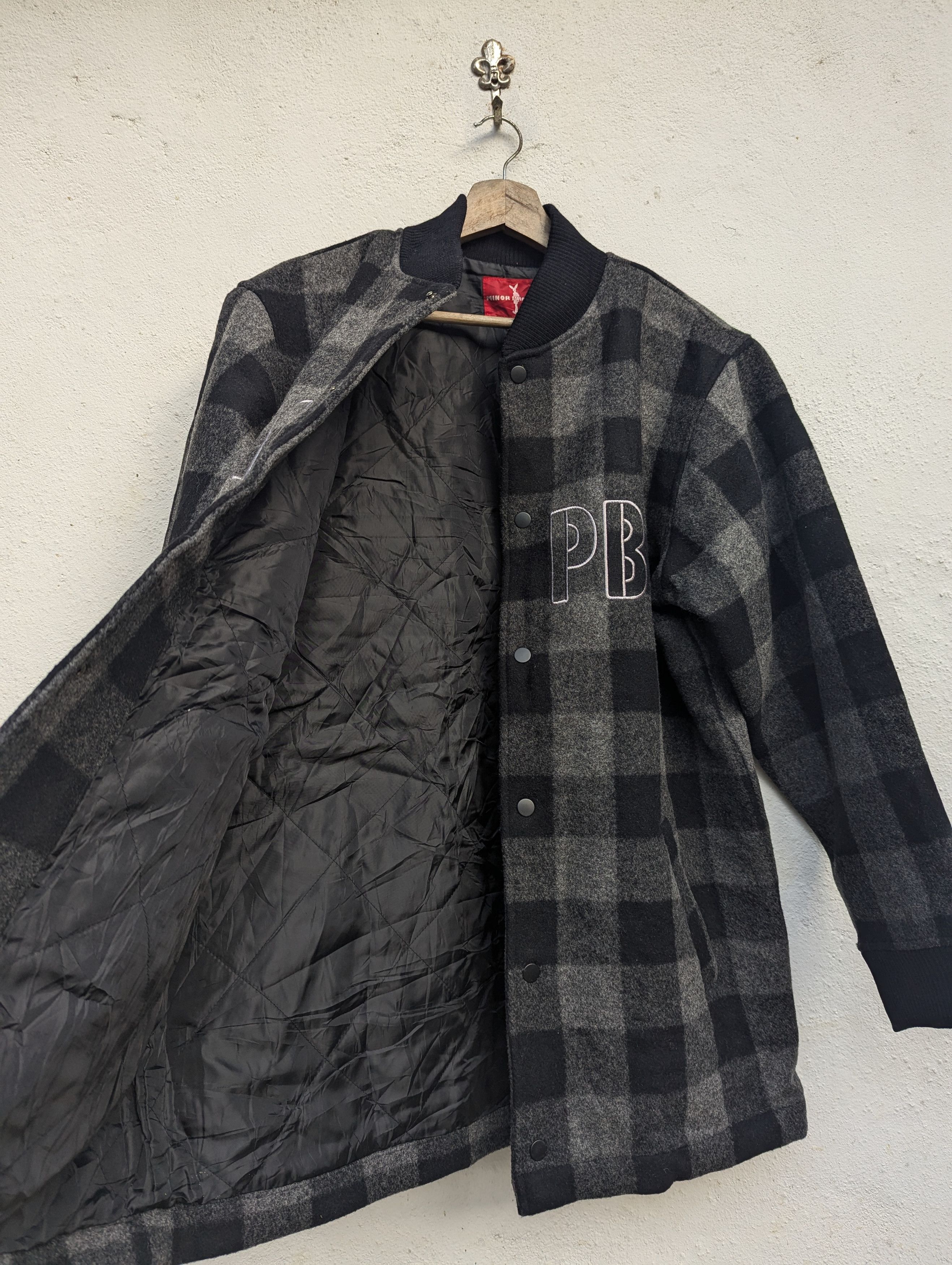 Japanese Brand MINOR PROBLEM CHECK PLAID TARTAN SNAP BUTTON JACKET Size US M / EU 48-50 / 2 - 8 Thumbnail