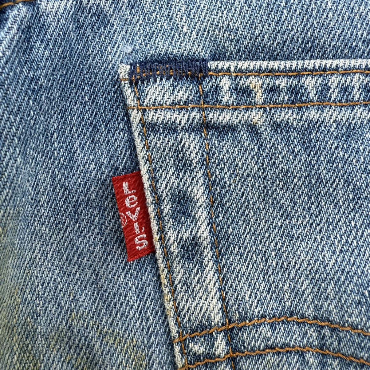 Levi's Vintage Clothing VINTAGE 93' LEVI'S W509 FADED RIPPEP DENIM JEAN PANTS Size US 29 - 13 Thumbnail