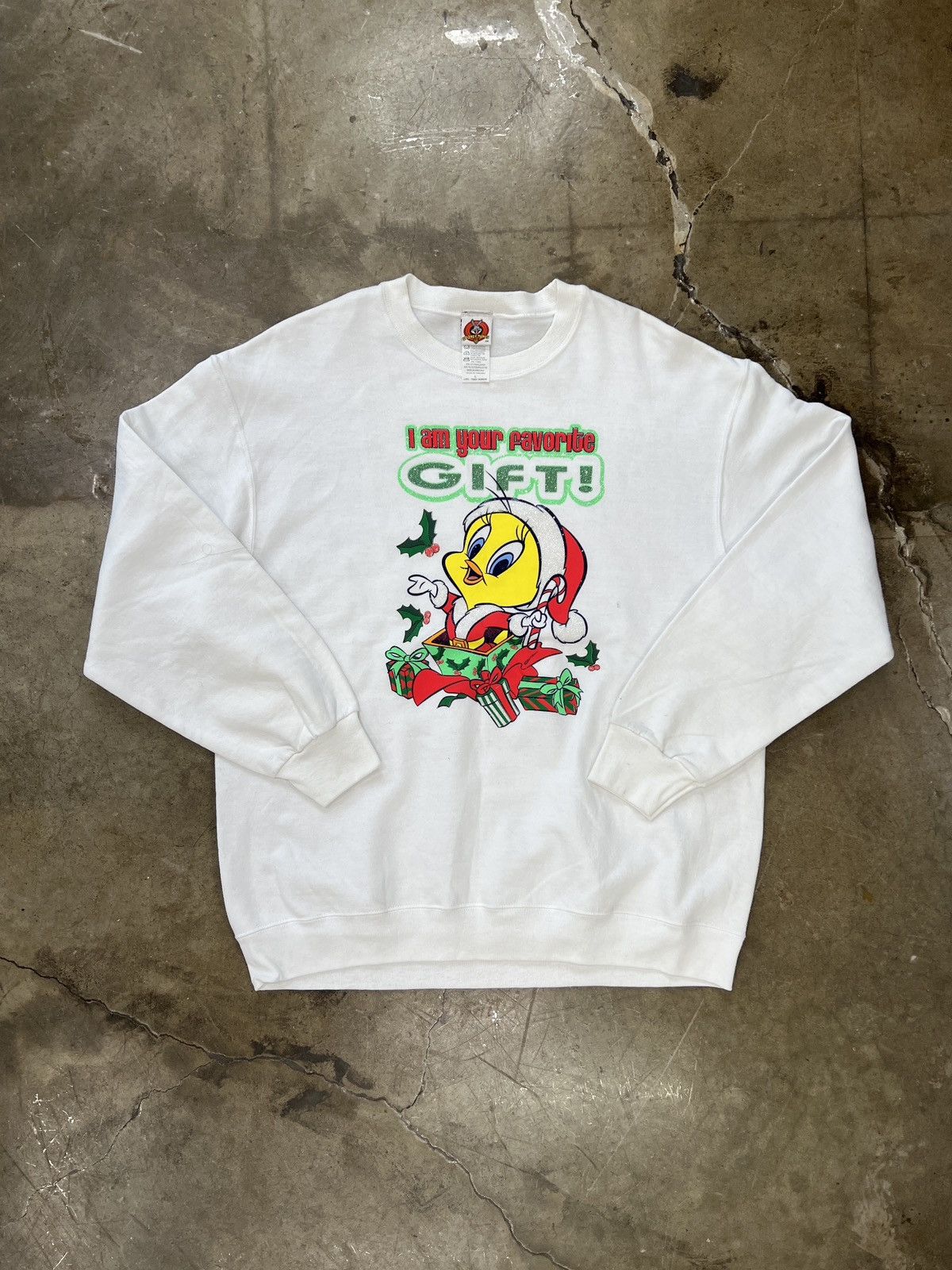 Vintage × Warner Bros Vintage Looney Tunes Tweety Bird Gift Crewneck Large Size US L / EU 52-54 / 3 - 2 Thumbnail