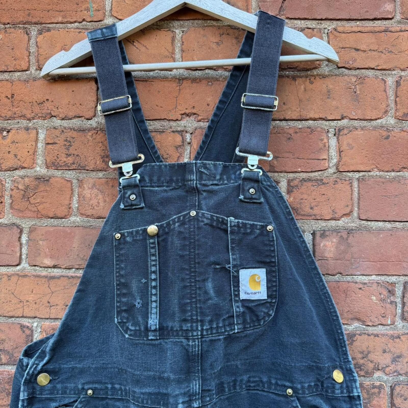 Carhartt vintage carhartt double knee overalls 00s 40x30 Size US 40 / EU 56 - 1 Thumbnail