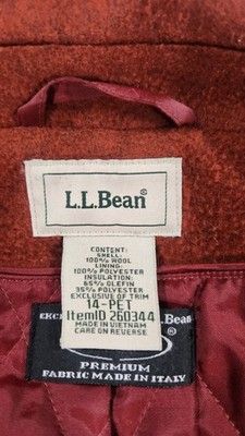 L.L. Bean L.L. Bean Bellandi Wool Peacoat 90s Archive Double Breast Size XL / US 12-14 / IT 48-50 - 9 Thumbnail