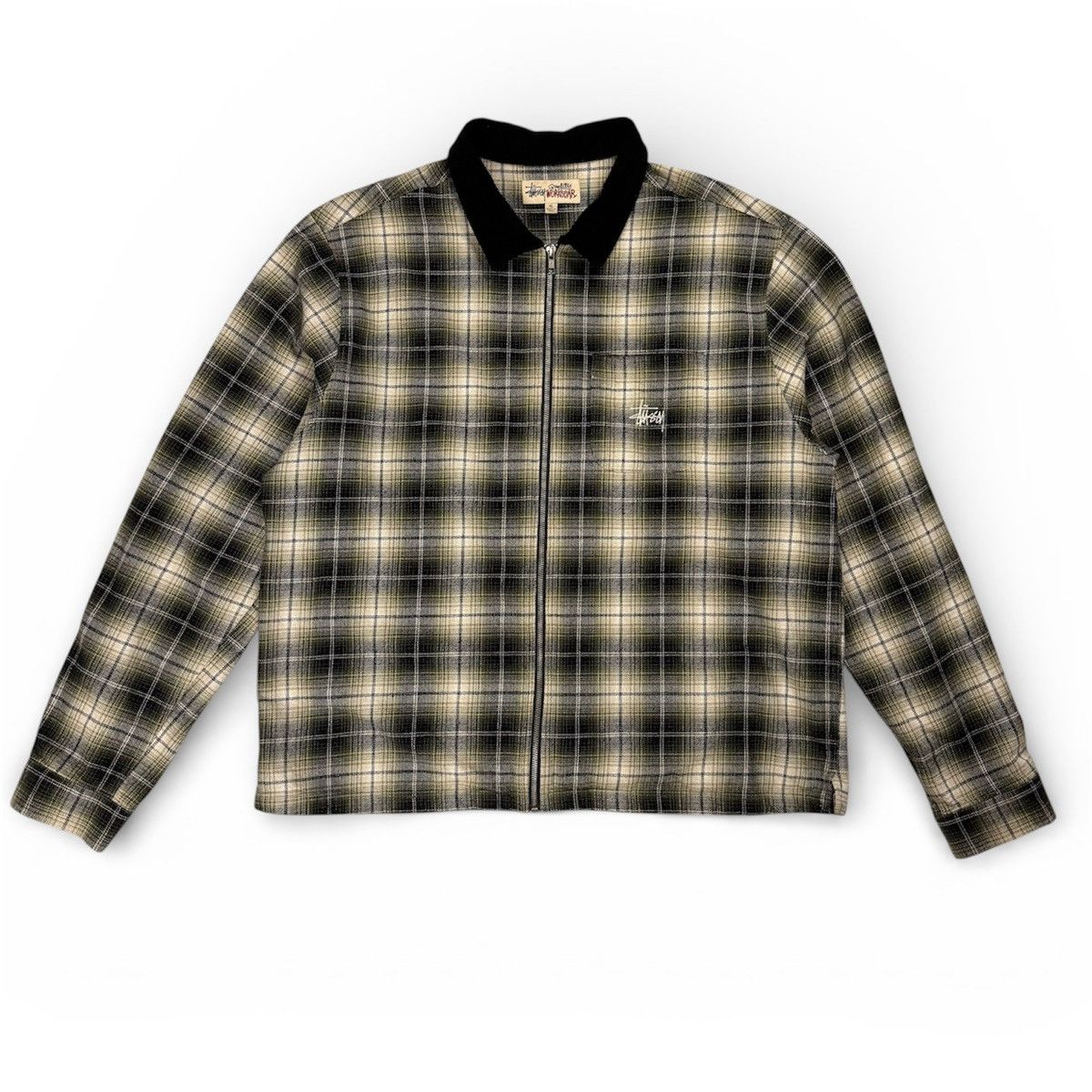 Stussy Stussy Frank Plaid Zip Shirt Size US XL / EU 56 / 4 - 1 Thumbnail
