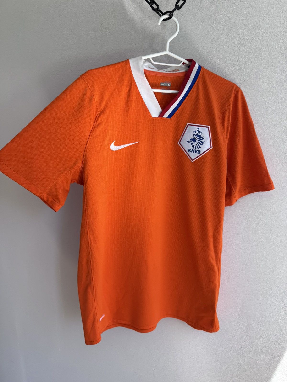Nike NETHERLANDS TEAM 2010 2011 HOME FOOTBALL SHIRT SOCCER JERSEY Size US L / EU 52-54 / 3 - 3 Thumbnail
