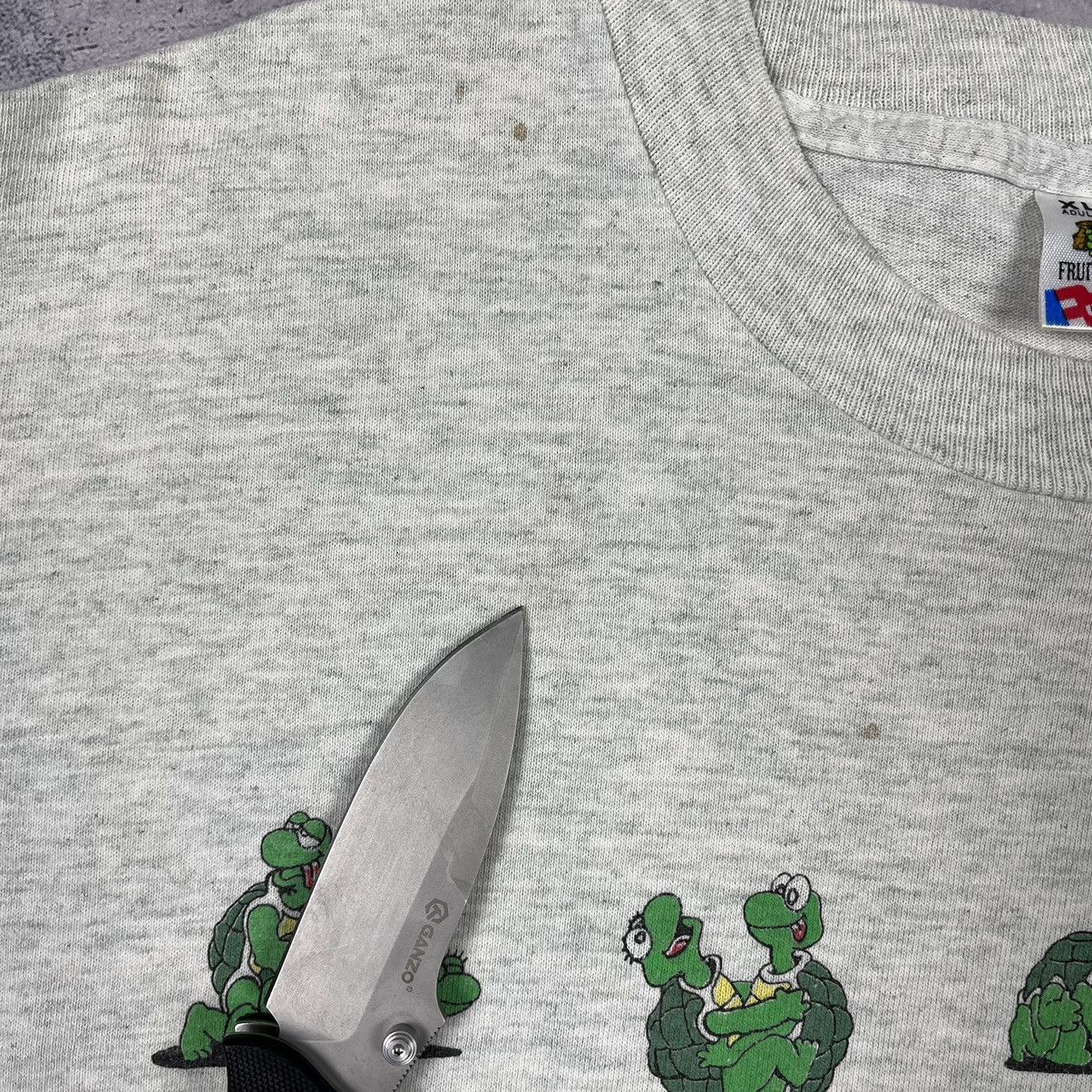 Vintage Vintage Turtle Sex position 18+ porn single stitch tee 1991 Size US XL / EU 56 / 4 - 14 Thumbnail