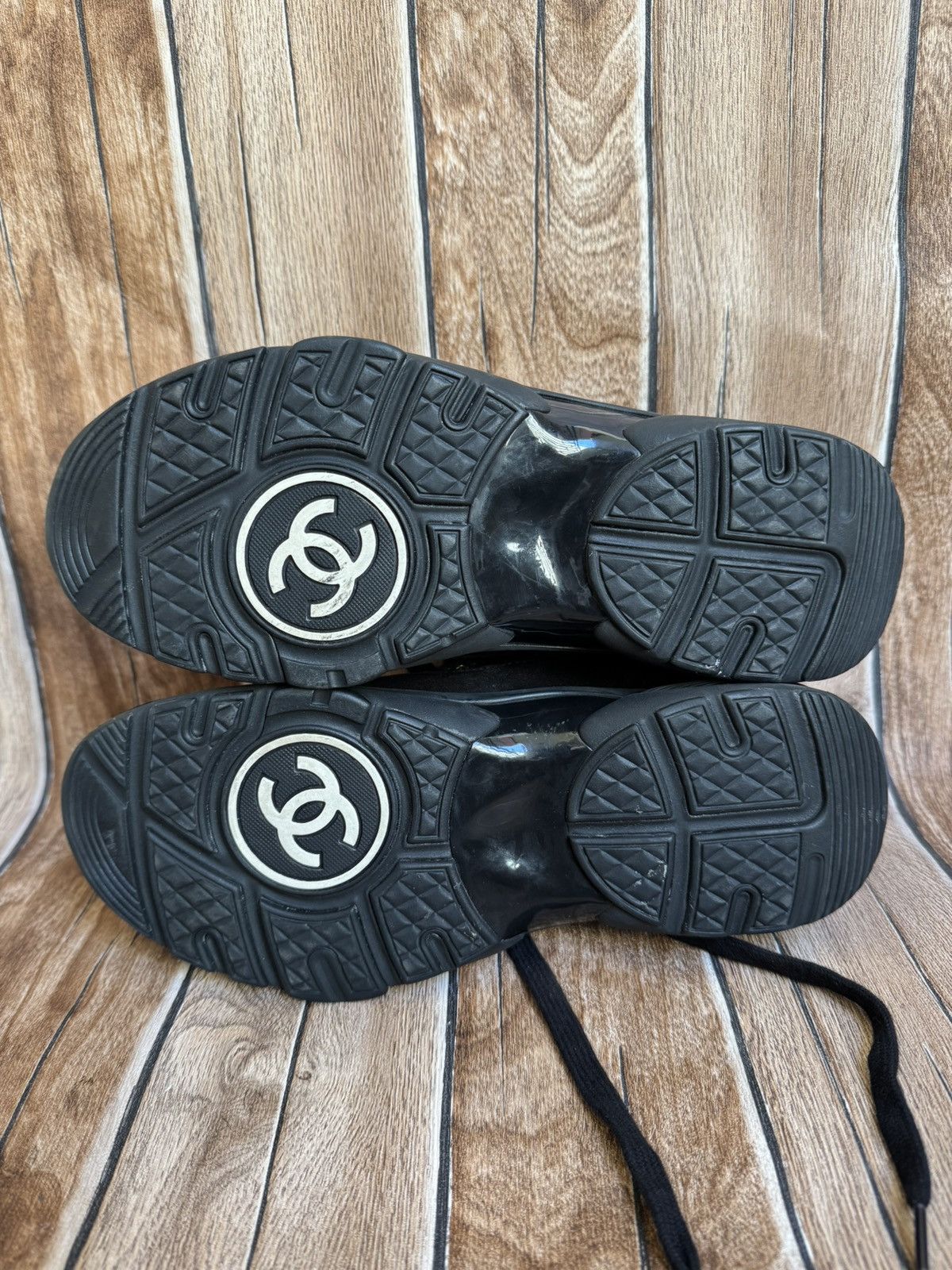 Chanel Suede Cc logo tweed trainers Size US 6 / EU 39 - 19 Thumbnail