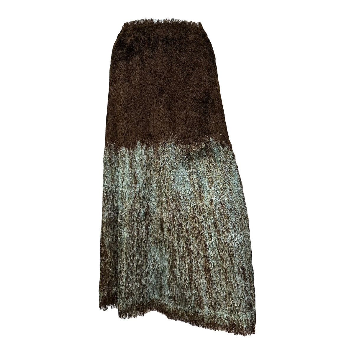 Pleats Please Issey Miyake PLEATS PLEASE ISSEY MIYAKE Shaggy Maxi Skirt Size 26" / US 2 / IT 38 - 1 Thumbnail