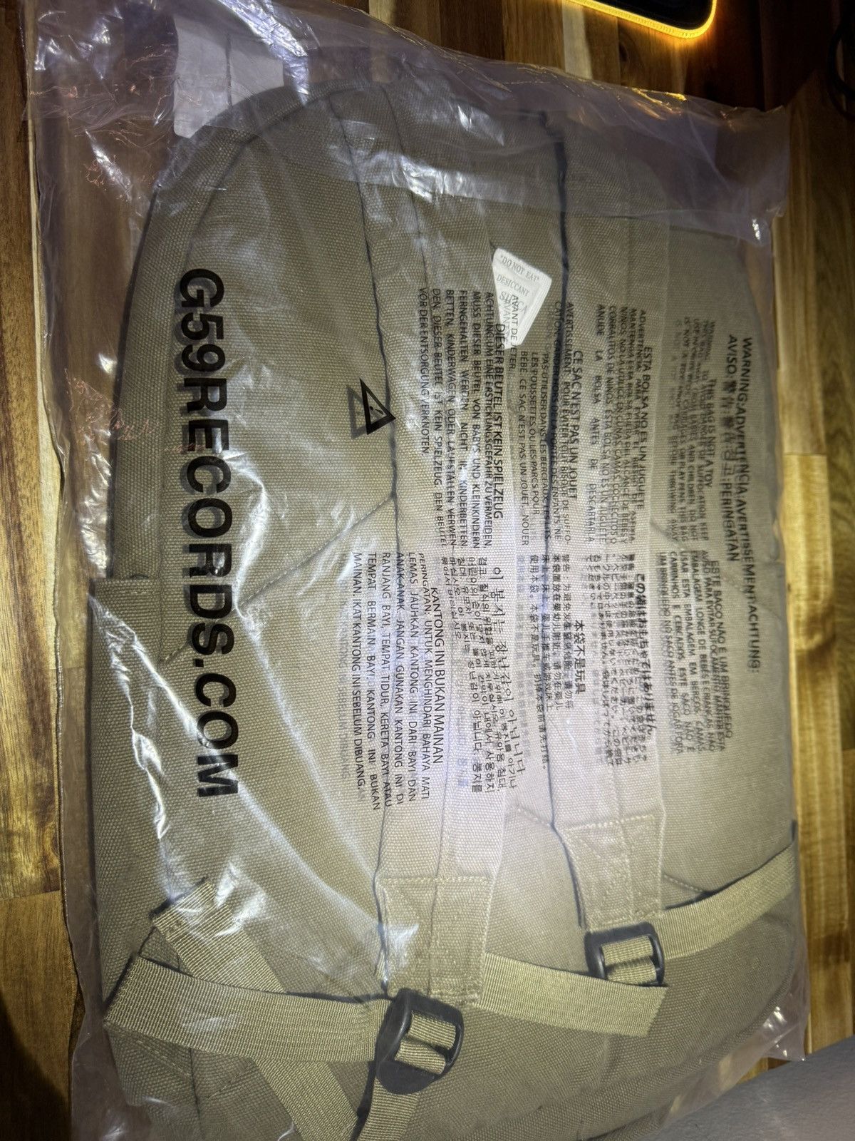G59 Records G59 heavy canvas backpack olive Size ONE SIZE - 2 Thumbnail