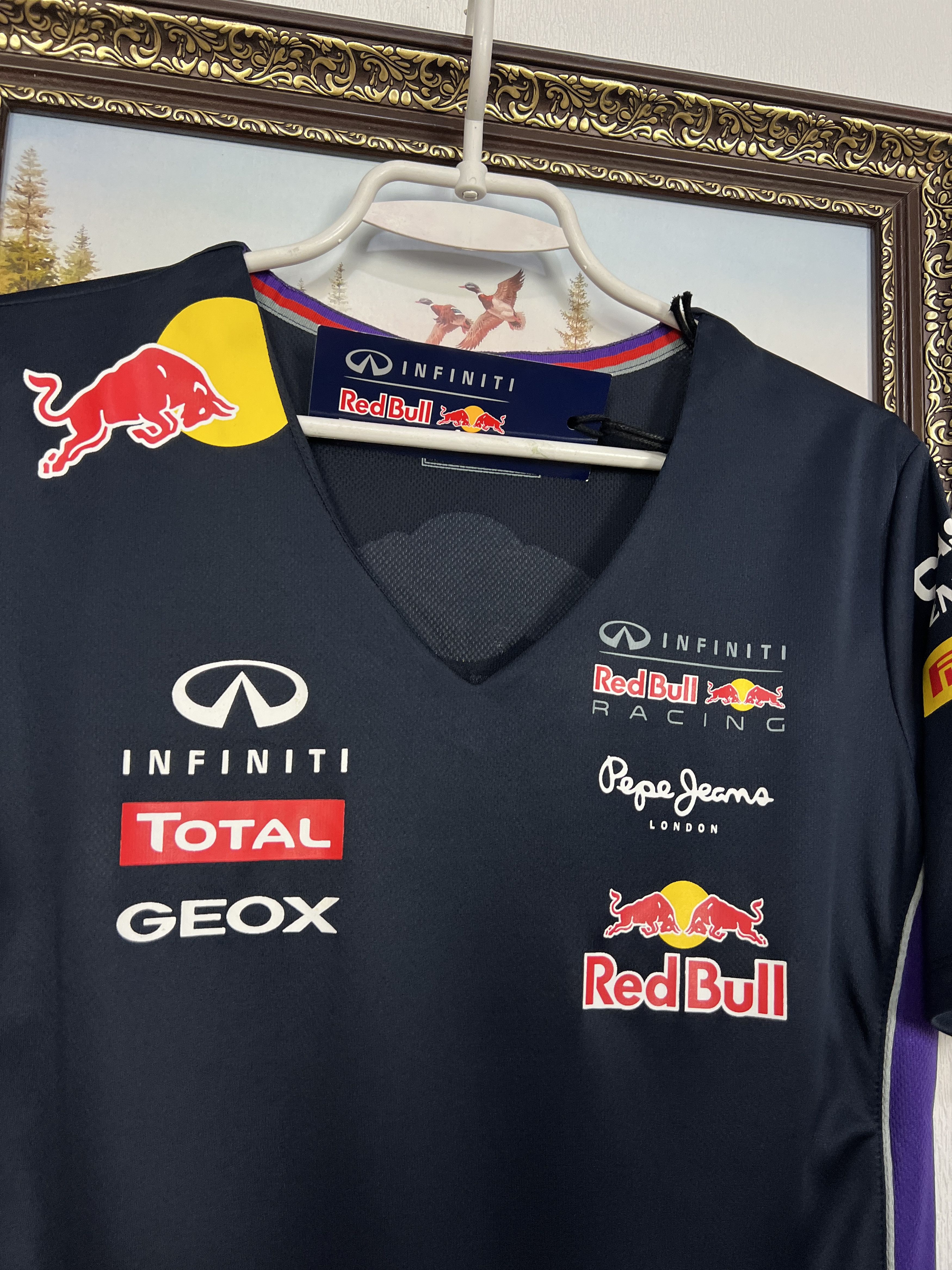 Pepe Jeans Jersey Infinity Red Bull F1 Formula Racing Shirt Tee Size S / US 4 / IT 40 - 3 Thumbnail