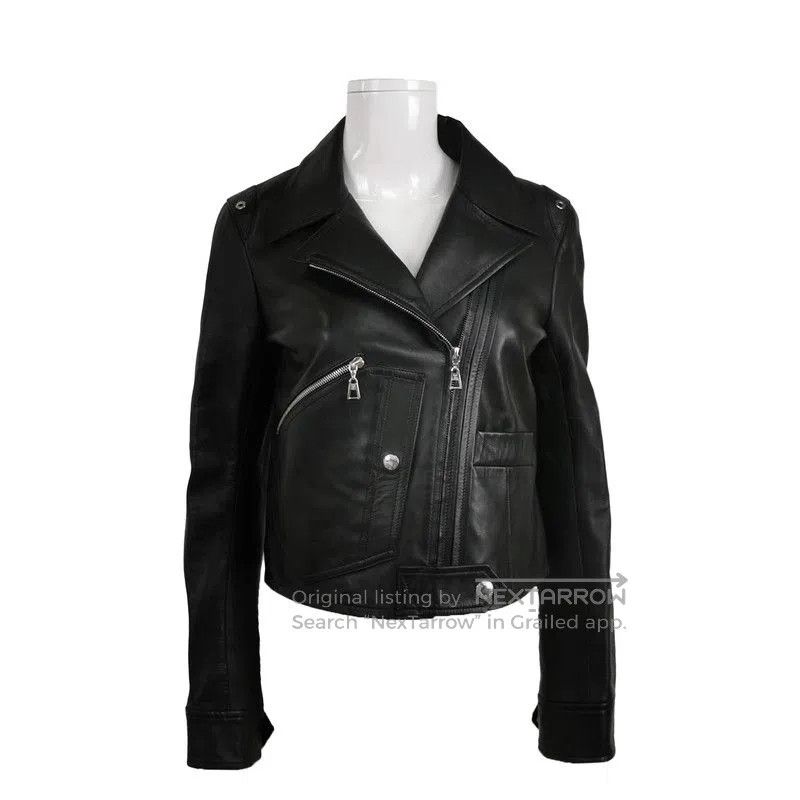 Louis Vuitton Louis Vuitton Black Leather Long Sleeve Jacket. Size US S / EU 44-46 / 1 - 1 Thumbnail