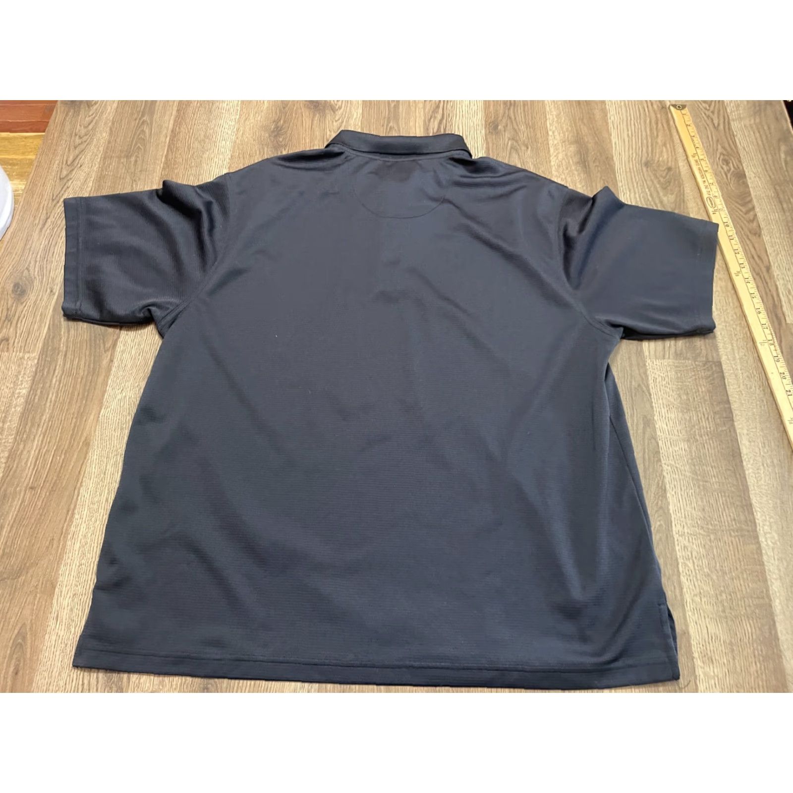 Hogan Ben Hogan Shirt Polo, Men's 2XL Short Sleeve Black, Casual Activewear, Golf, Regular Fit, Button Collar Spread, Polyester © Size US XXL / EU 58 / 5 - 2 Thumbnail