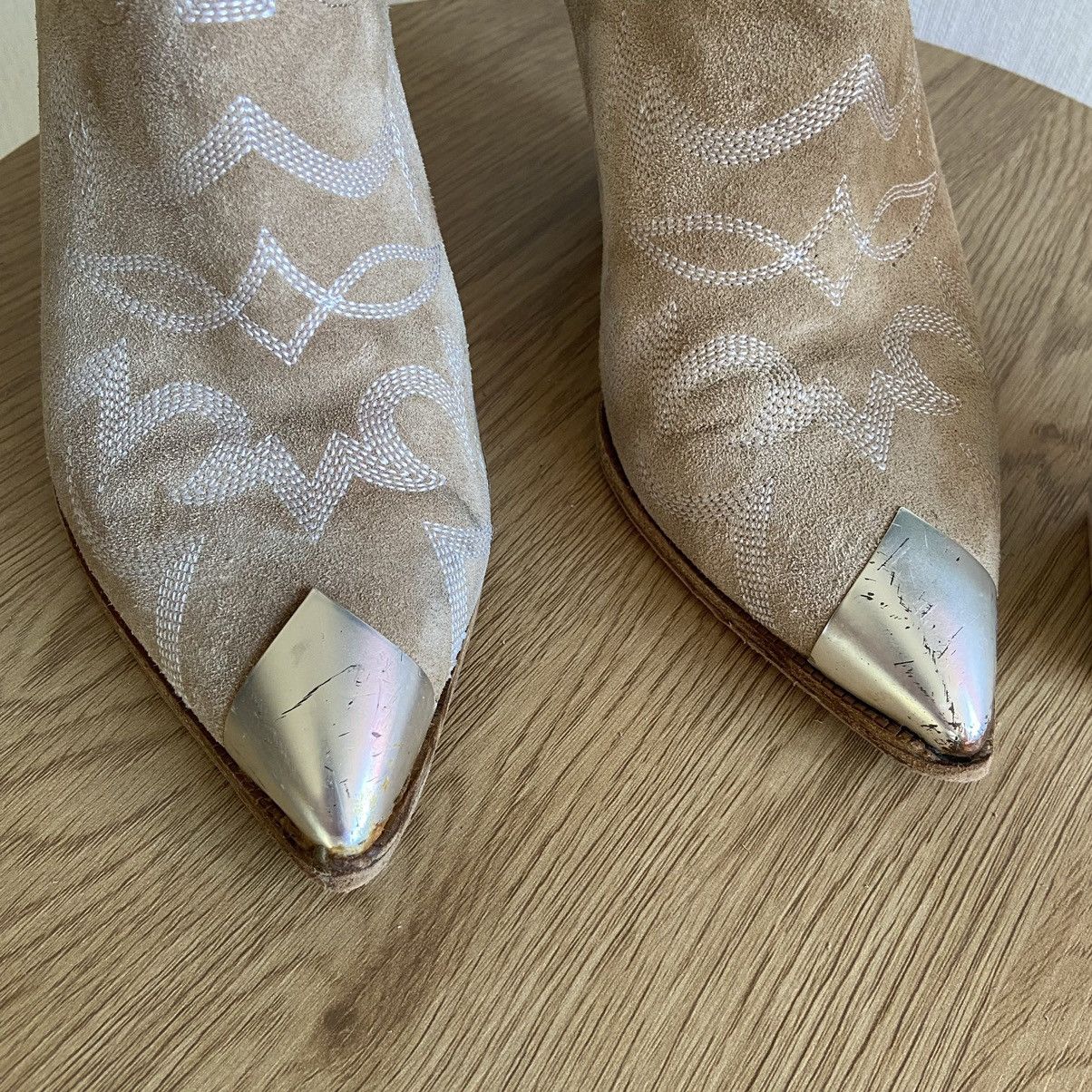 Cowboy Equipment 📌 Crazy Lola Cruz Y2K Cowboy Boots Size US 8 / IT 38 - 3 Thumbnail
