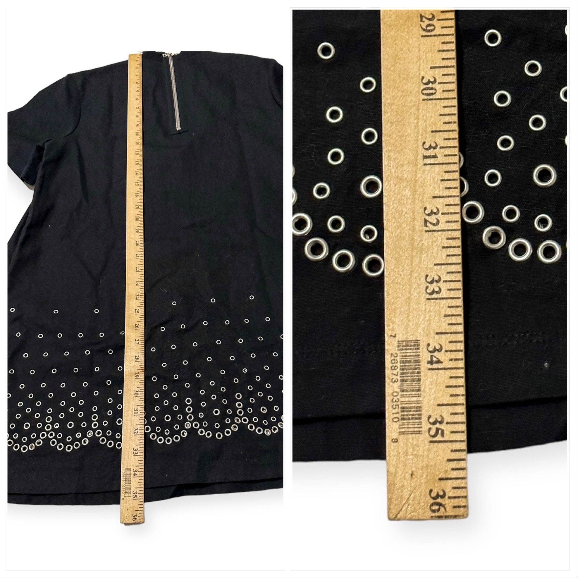 Alexander Wang Alexander Wang Black Mini Dress with Studs, Size 10 Size L / US 10 / IT 46 - 12 Thumbnail