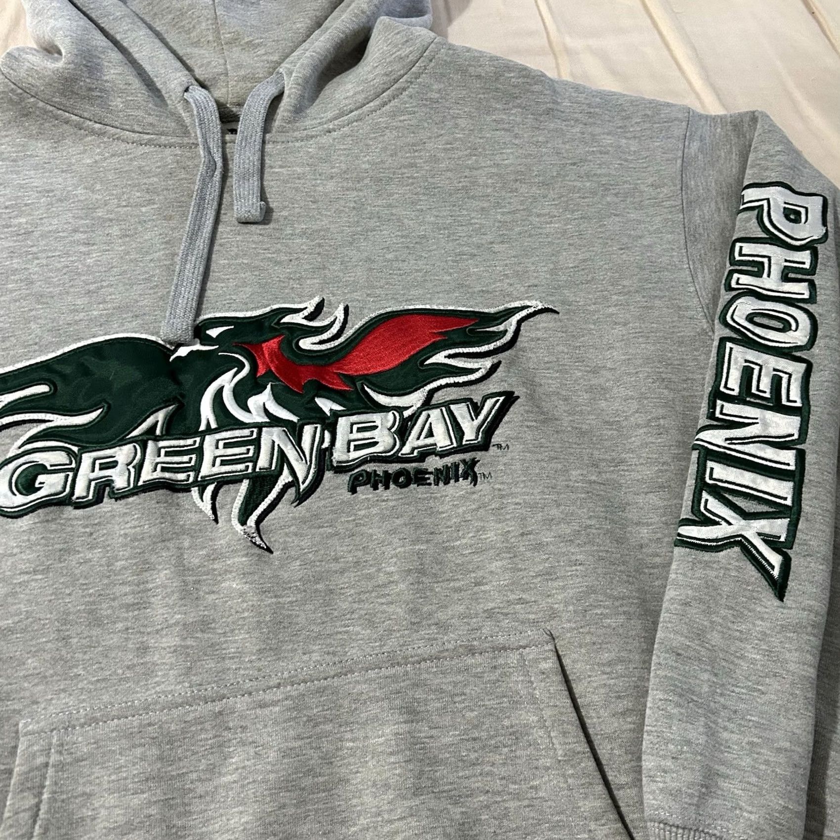 Vintage VINTAGE Green Bay Phoenix College Hoodie L Mens Gray Size US L / EU 52-54 / 3 - 2 Thumbnail