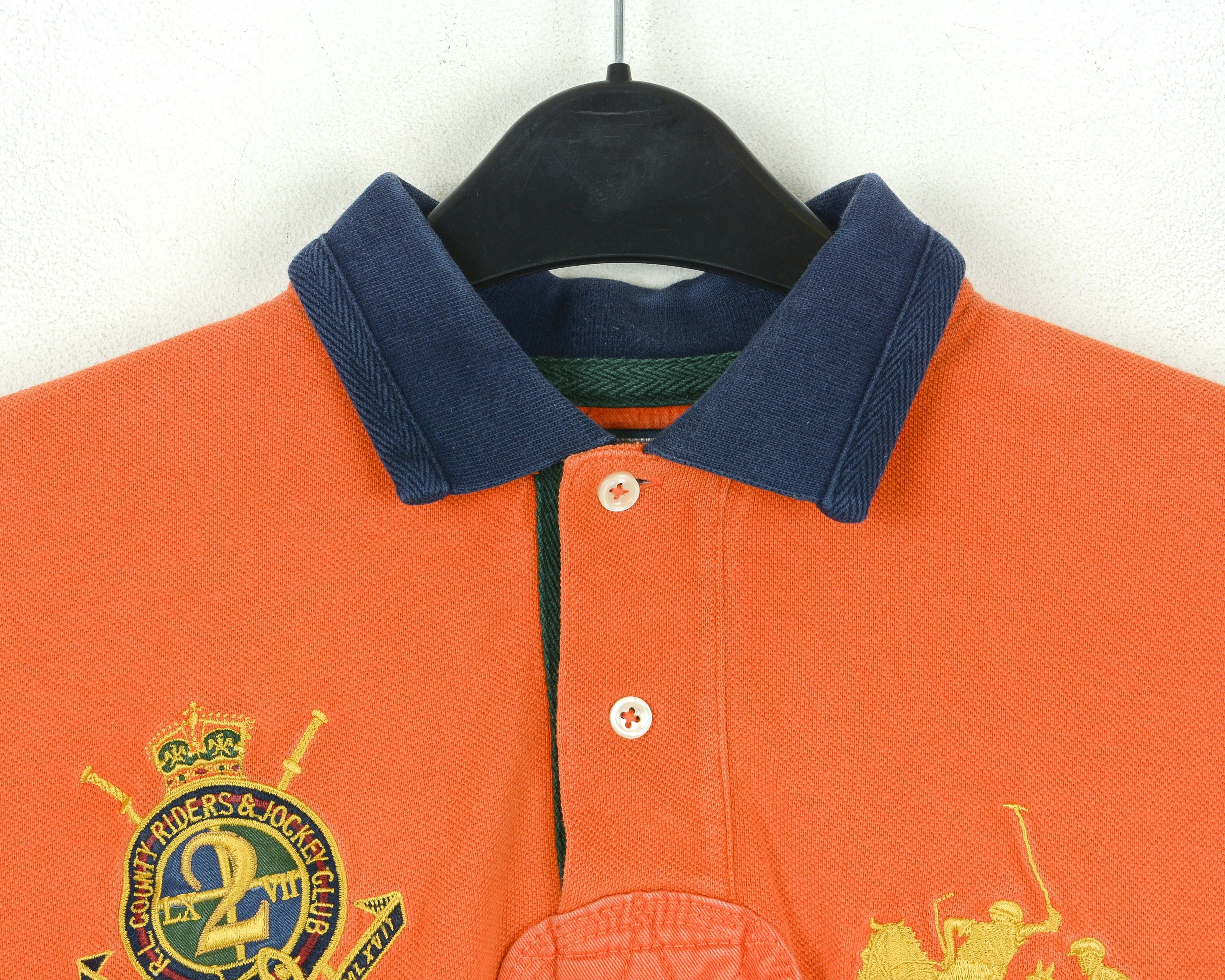 Polo Ralph Lauren Men M Retro Short Sleeve Vintage Shirt Embroidered Polo Size US M / EU 48-50 / 2 - 8 Thumbnail