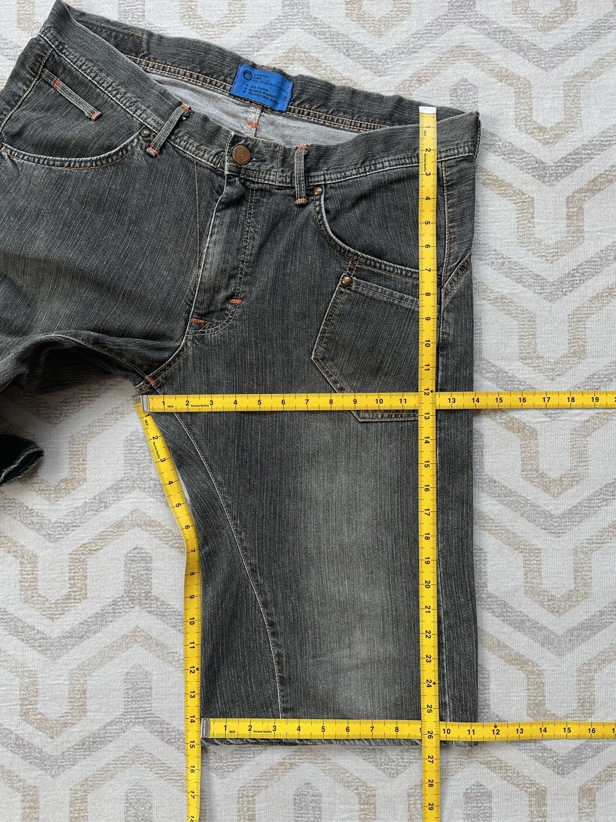 Edwin × Japanese Brand × Jean Edwin E-Function Short Jeans Size US 38 / EU 54 - 13 Thumbnail