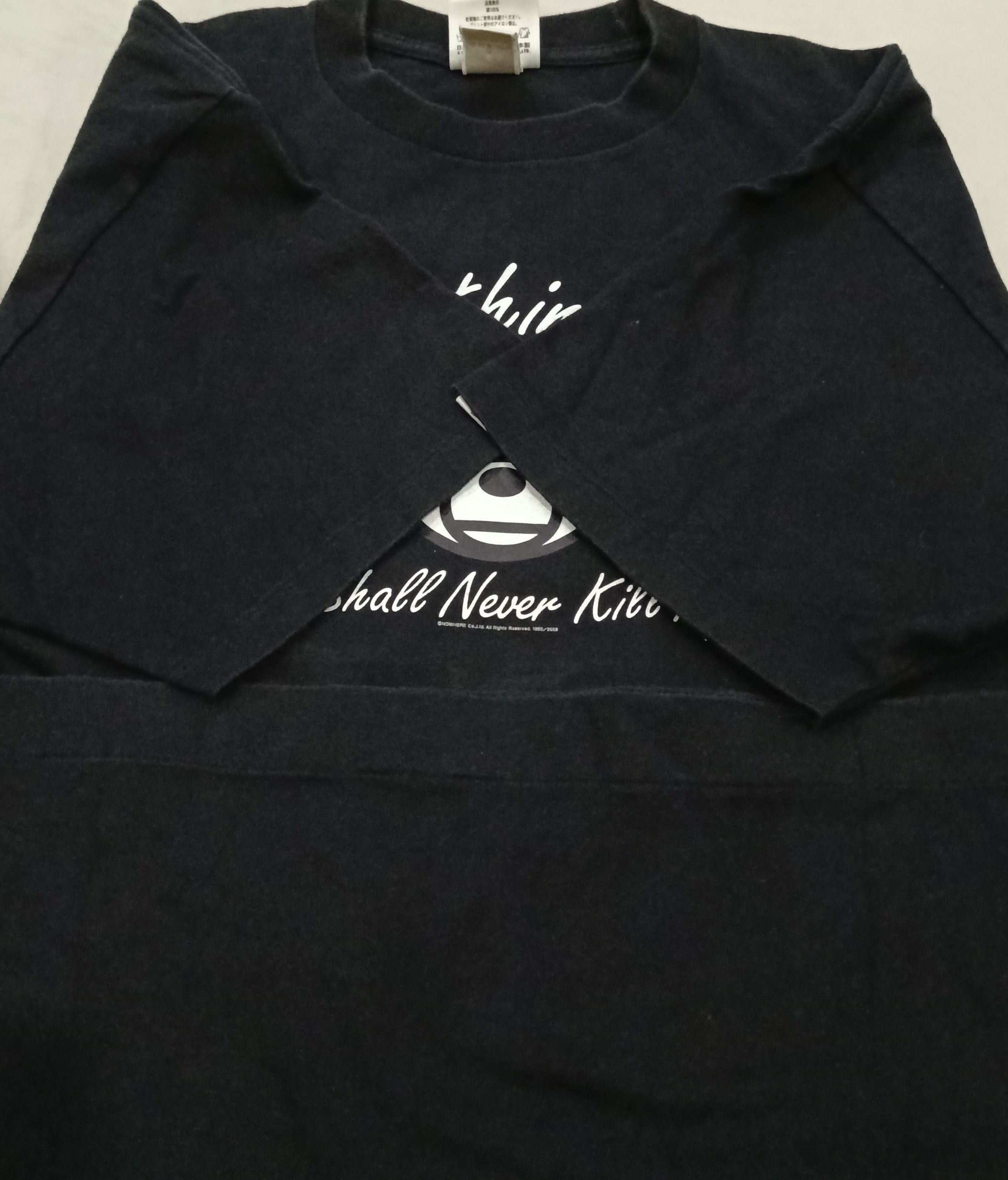 Bape Rare BAPE A Bathing Ape Baby Milo Panda 2008 black tees Size US L / EU 52-54 / 3 - 4 Thumbnail