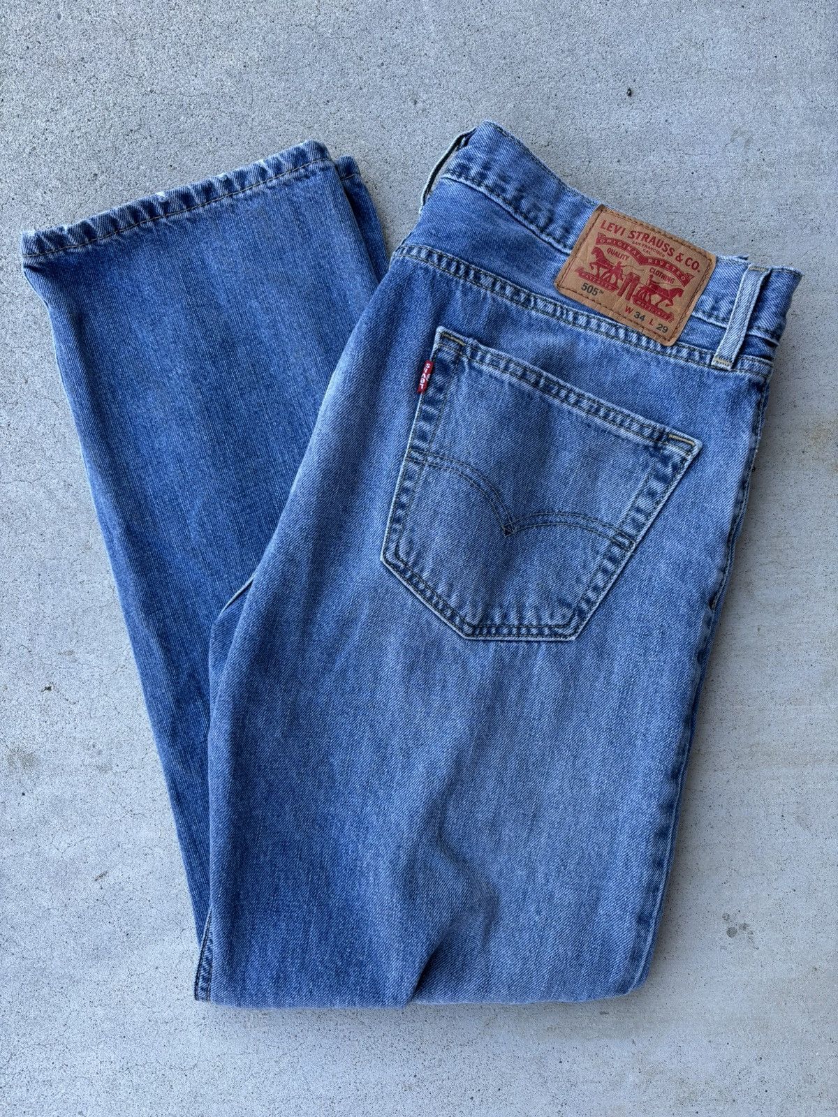Levi's × Levi's Vintage Clothing × Vintage Levi’s 505 regular jeans Size US 34 / EU 50 - 3 Thumbnail