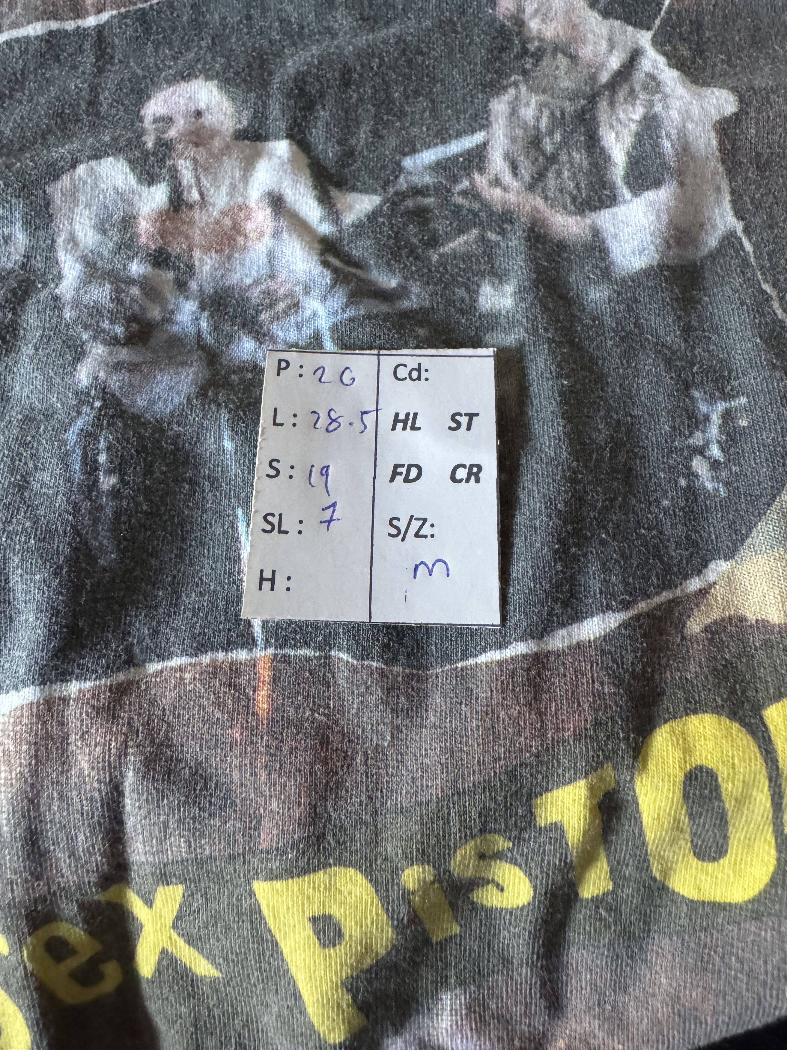 Band Tees VINTAGE 90'S SEX PISTOLS PUNK ANARCHY IN THE UK VERY RARE Ts Size US M / EU 48-50 / 2 - 19 Thumbnail