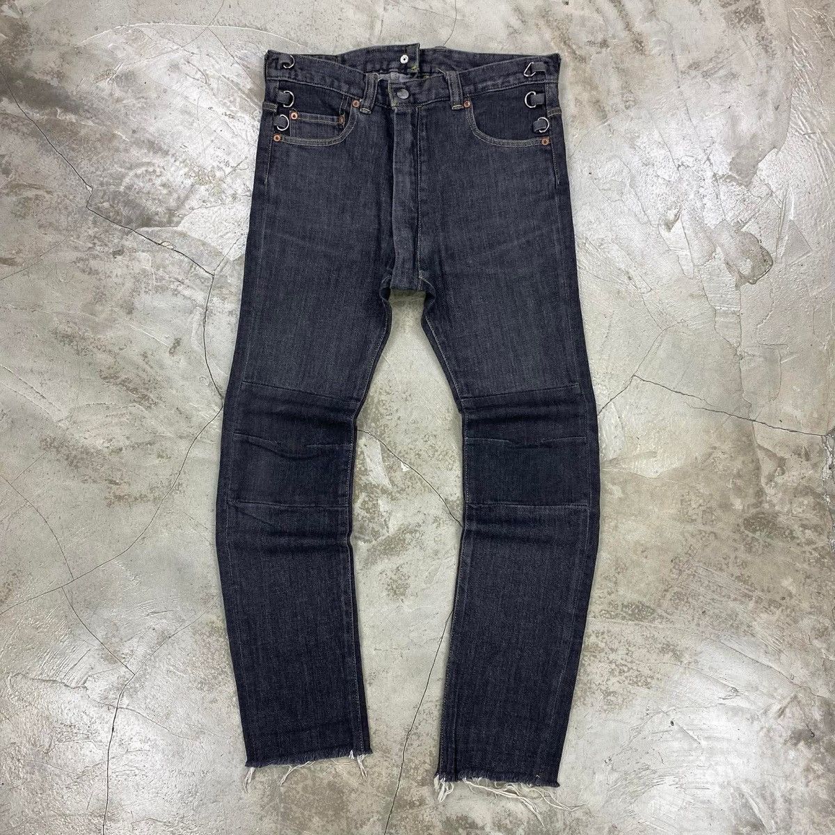 Ganryu FW2016 Reconstructible Denim Moto Jeans Size US 30 / EU 46 - 6 Thumbnail
