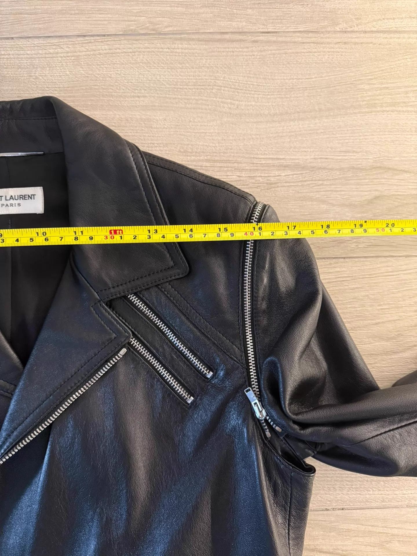 Saint Laurent Paris Saint Laurent by Hedi Slimane 15AW 5Chain Leather Jacket 44 Size US S / EU 44-46 / 1 - 2 Thumbnail