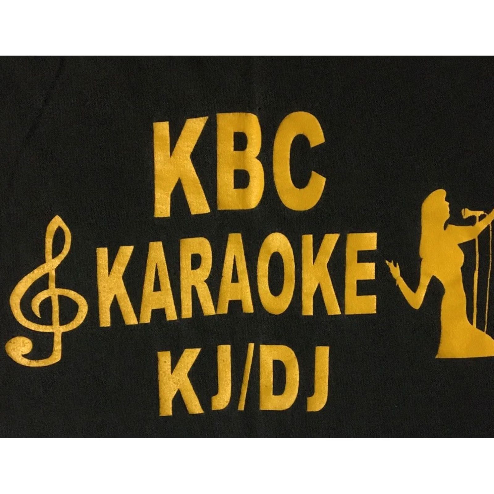 Vintage VINTAGE KBC Karaoke DJ Faded Shirt M Black Concert Shirt Mens T-Shirt 90s Grunge Trucker Motorcycle Art RocknBiker Music USA California Band Size US M / EU 48-50 / 2 - 3 Thumbnail