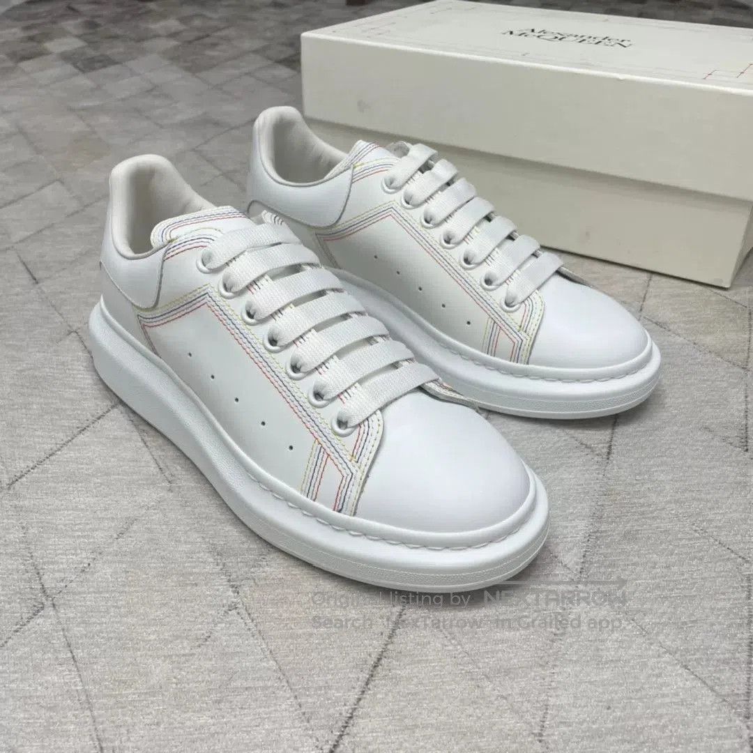 Alexander McQueen Alexander McQueen 2022 Color Embroidered Sneaker. Size US 8.5 / EU 41-42 - 1 Thumbnail