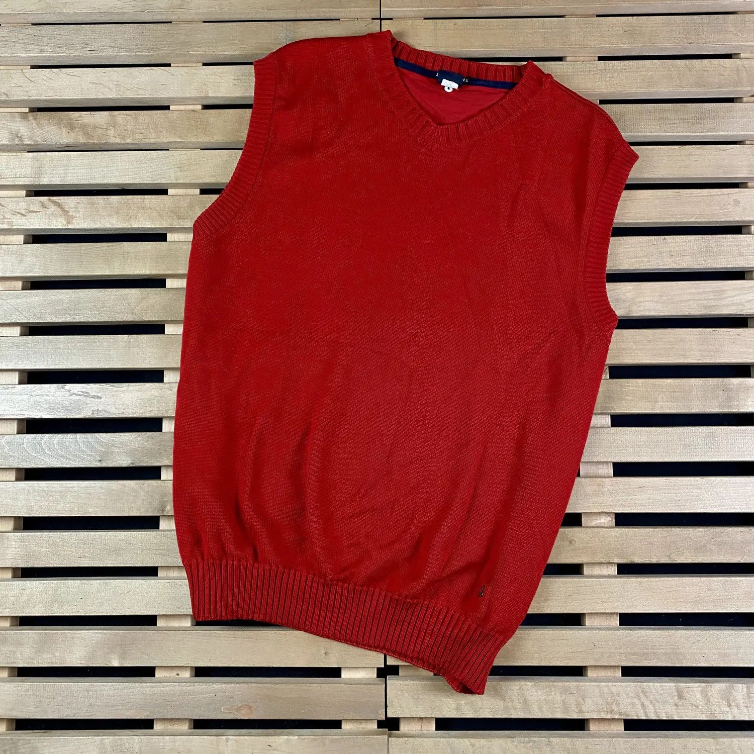 Paul & Shark Men’s Wool Vest Sweater Paul Shark Vintage Size XL Red Size US XL / EU 56 / 4 - 1 Thumbnail