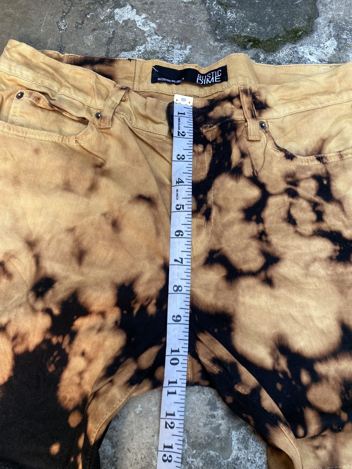 Rustic Dime Rustic Dime Tie Dye Denim Taper Fit Size US 31 - 8 Thumbnail